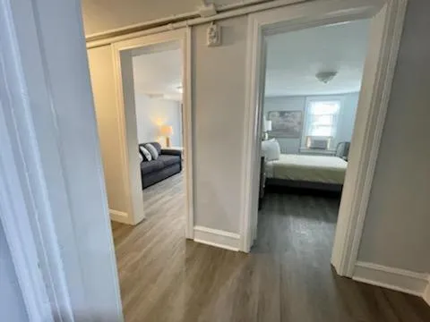 Bed in Blue Water Inn