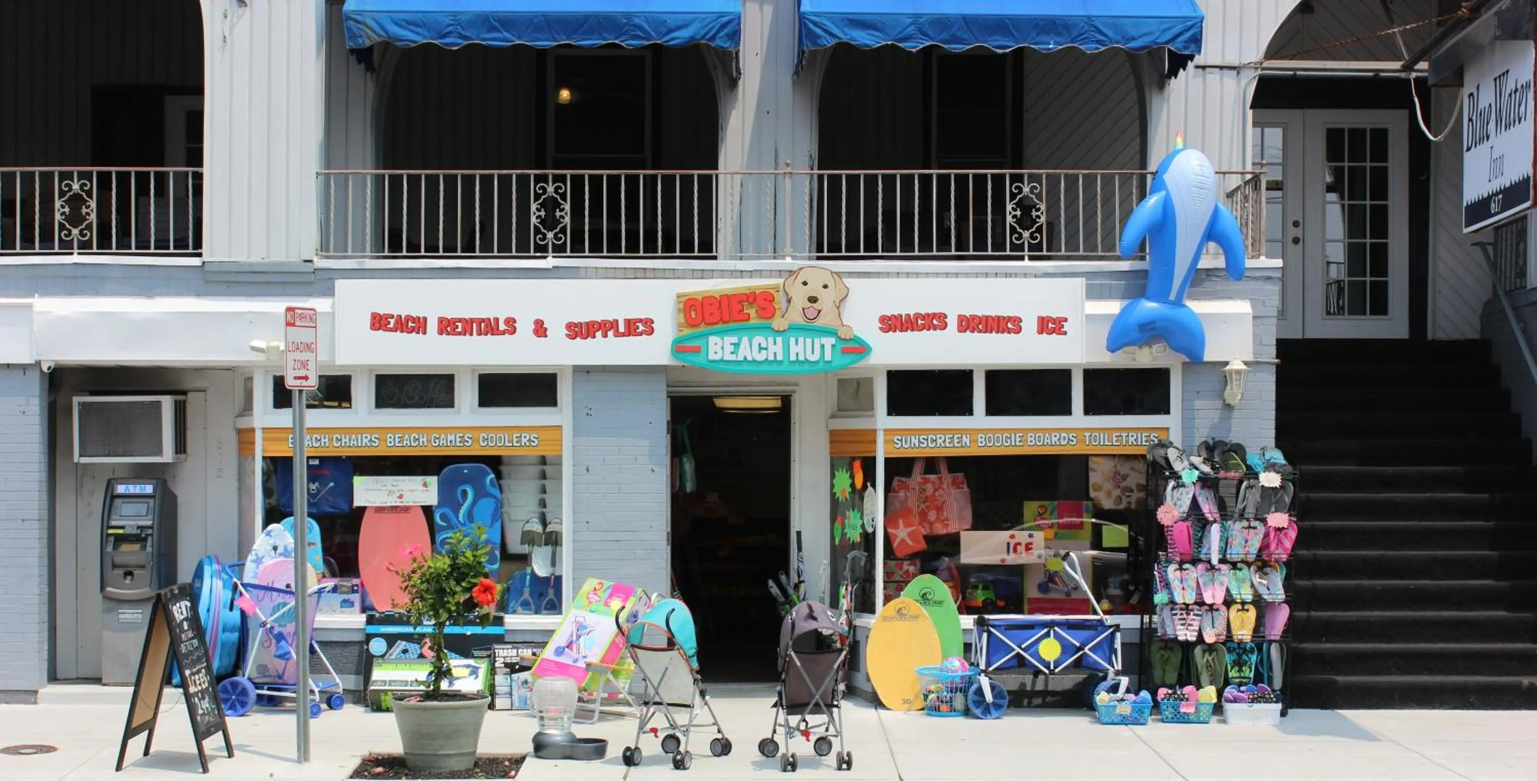 On-site shops in Blue Water Inn