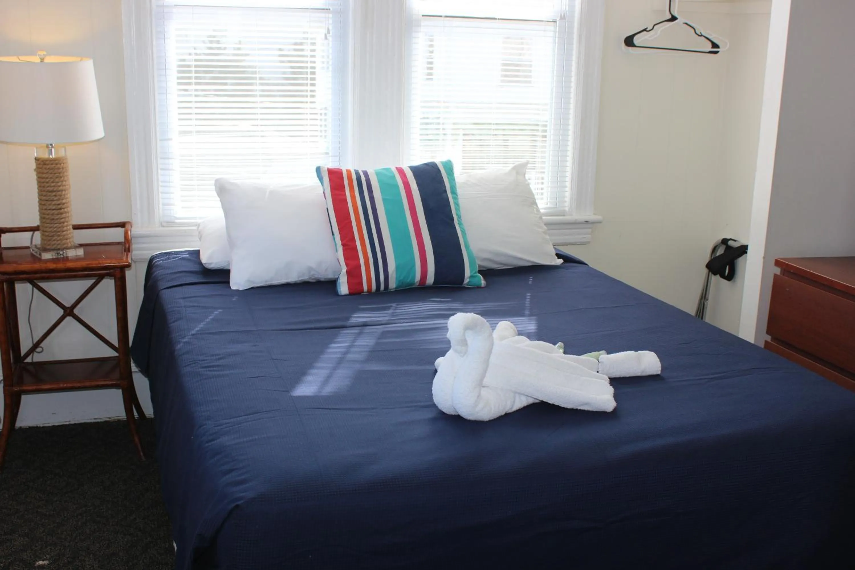 Bed in Blue Water Inn