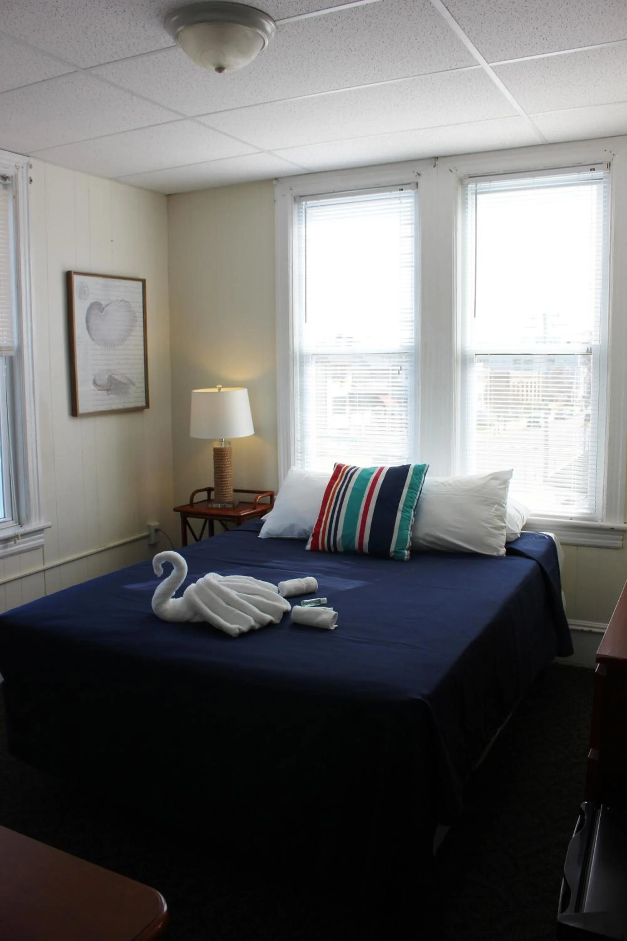 Bed in Blue Water Inn