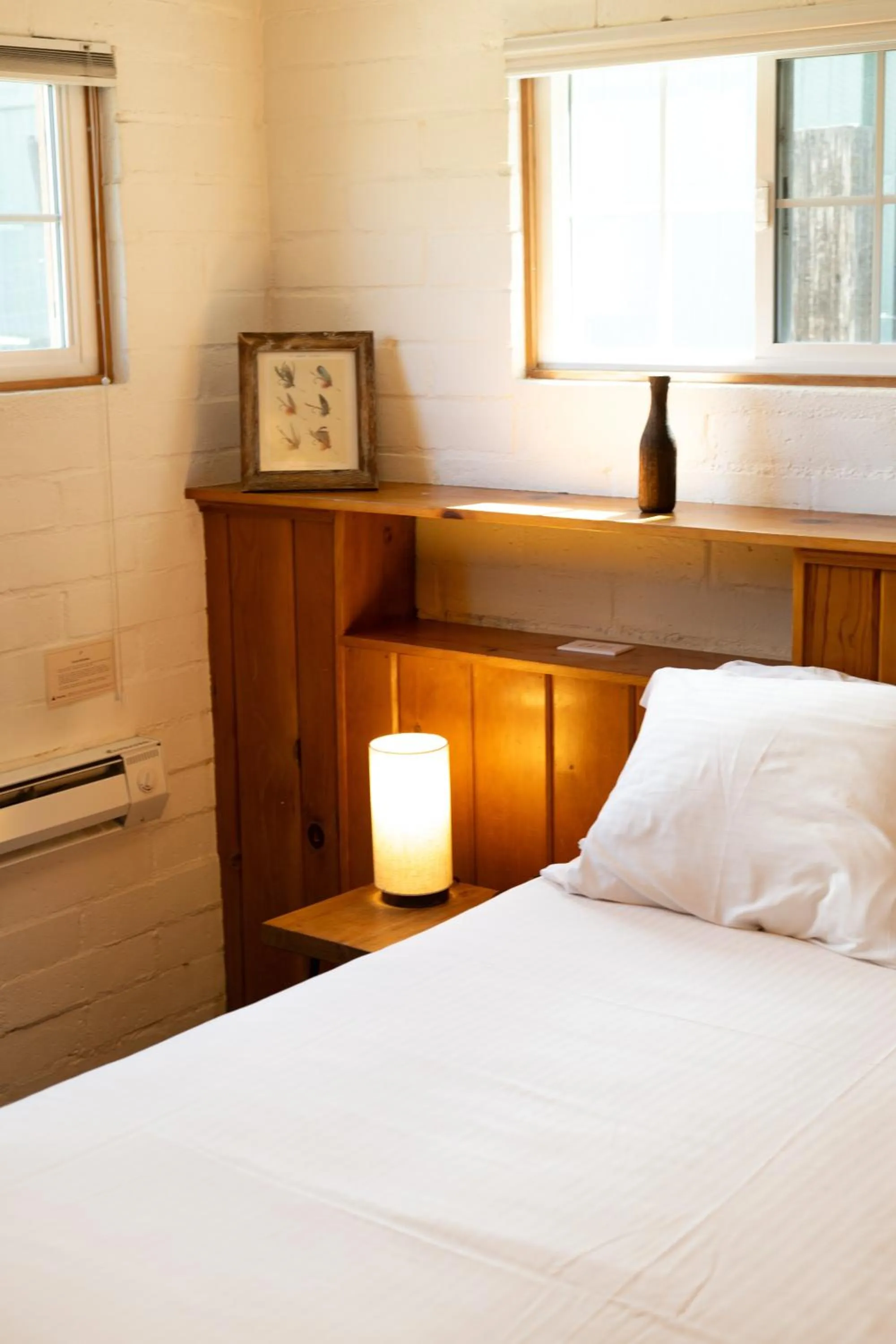 Bedroom, Bed in Lake Front Cabins