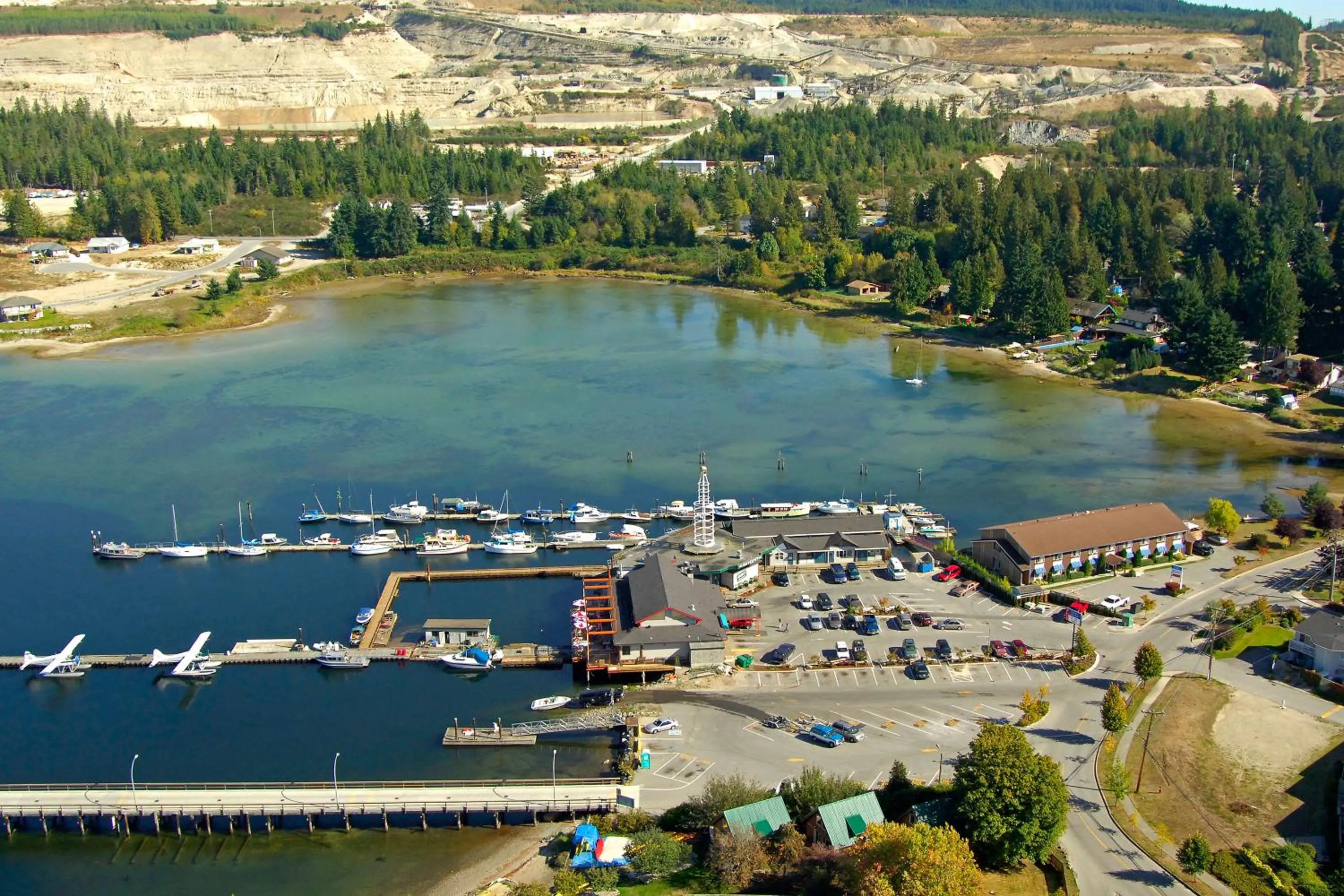 Bird's eye view in The Spot at Porpoise Bay