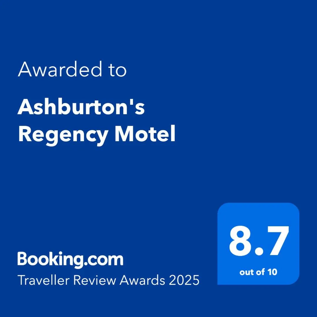 Logo/Certificate/Sign in Ashburton's Regency Motel