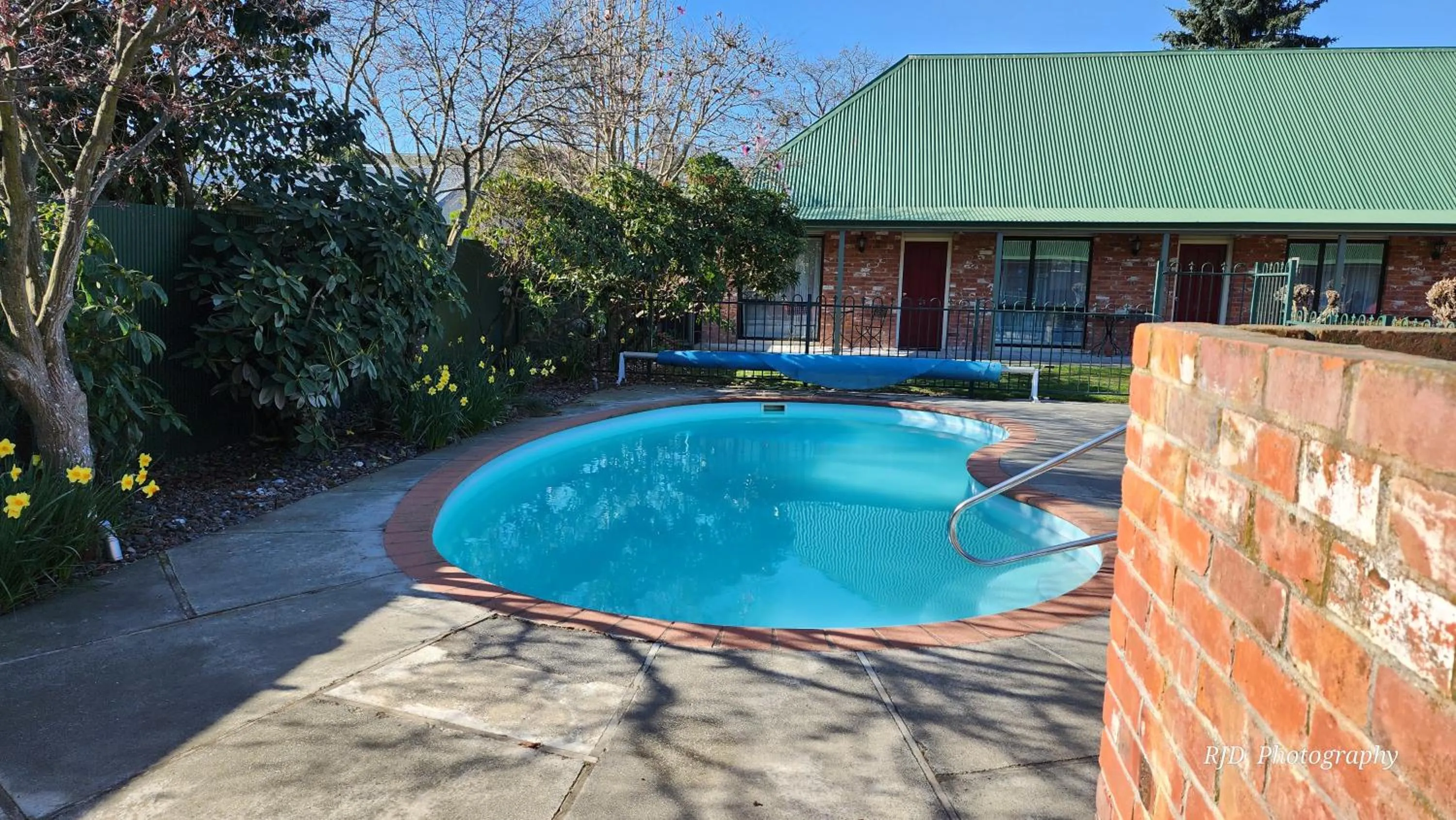 Swimming pool in Ashburton's Regency Motel