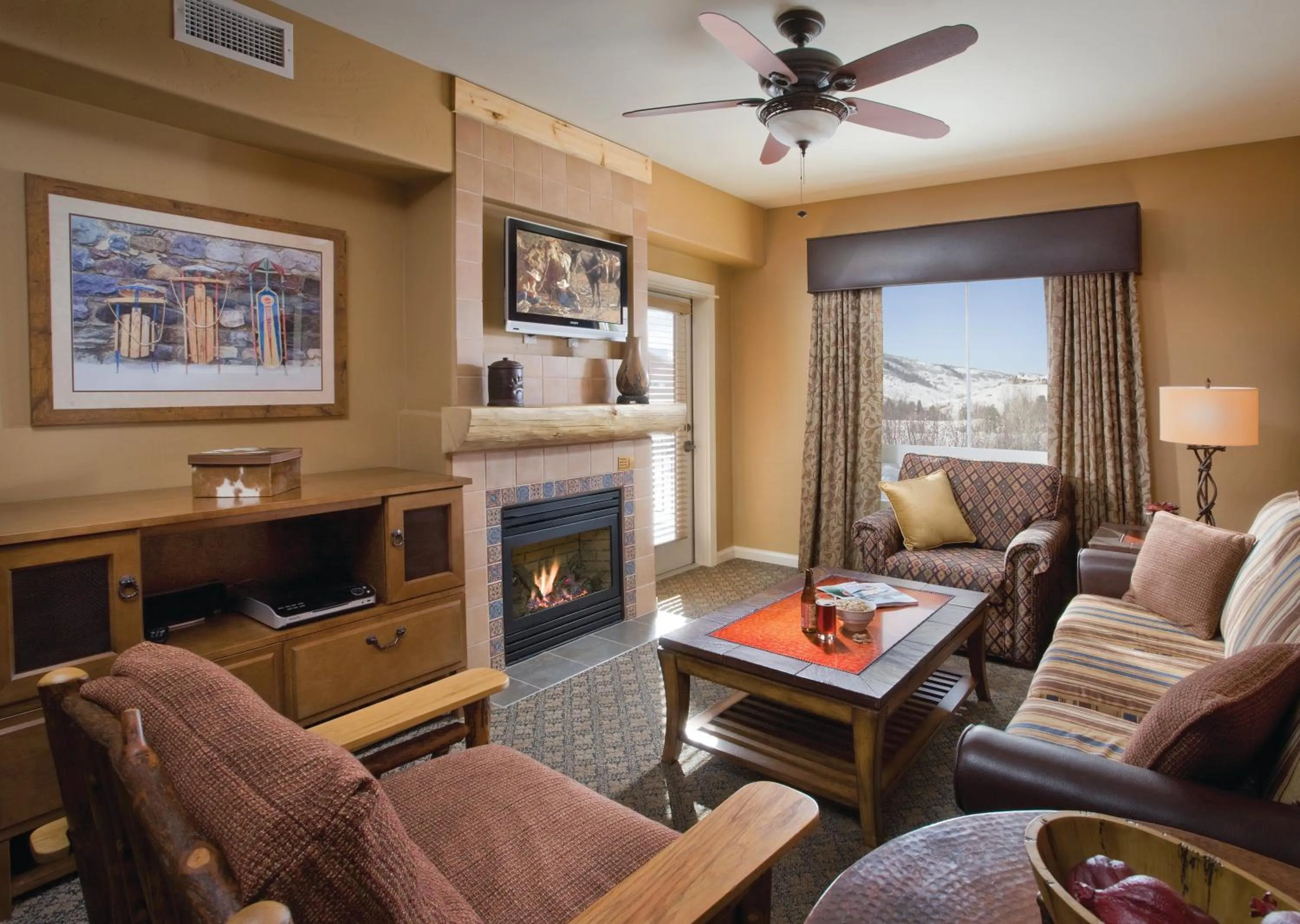 Photo of the whole room, Seating Area in Club Wyndham Steamboat Springs