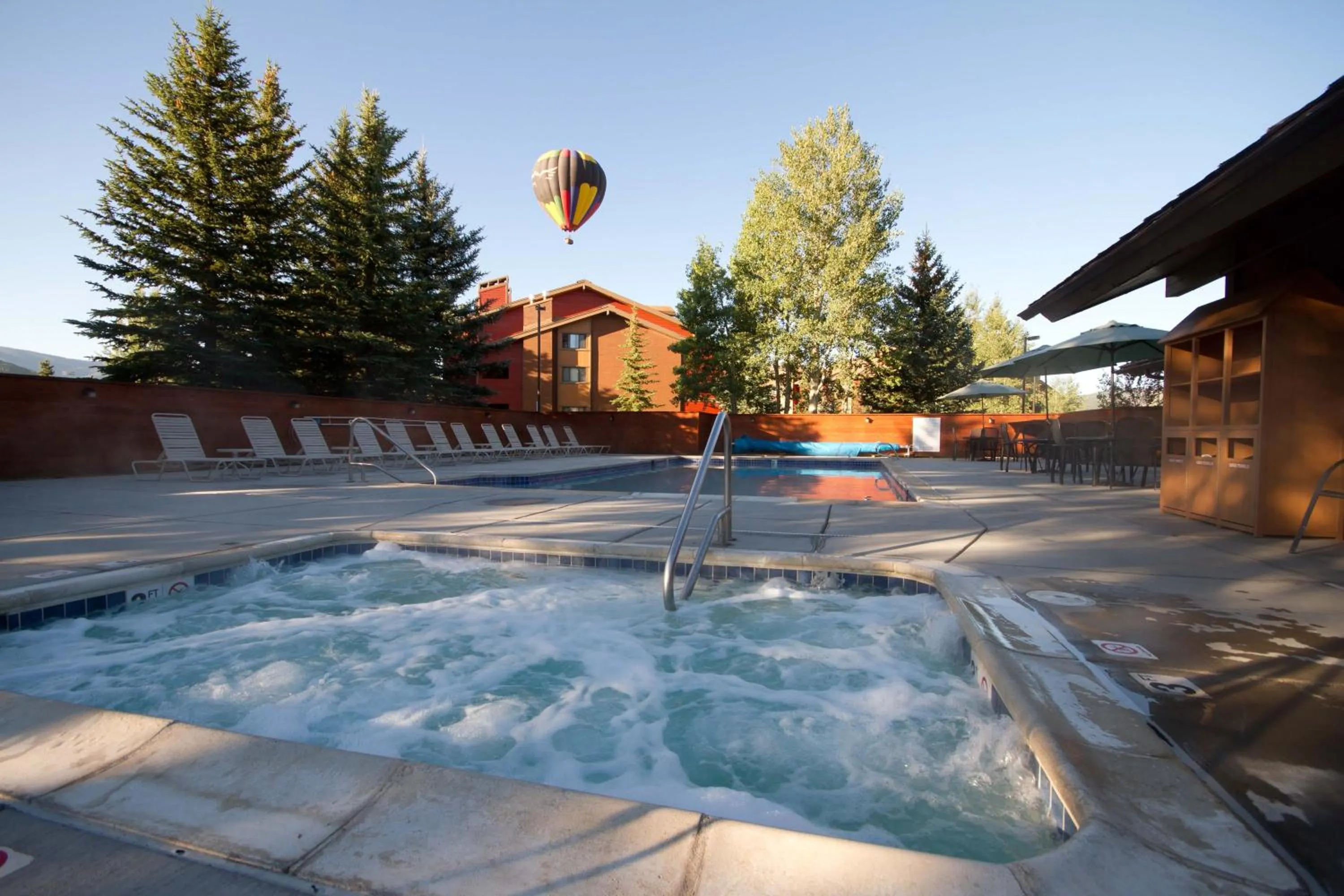 Swimming pool in WorldMark Steamboat Springs