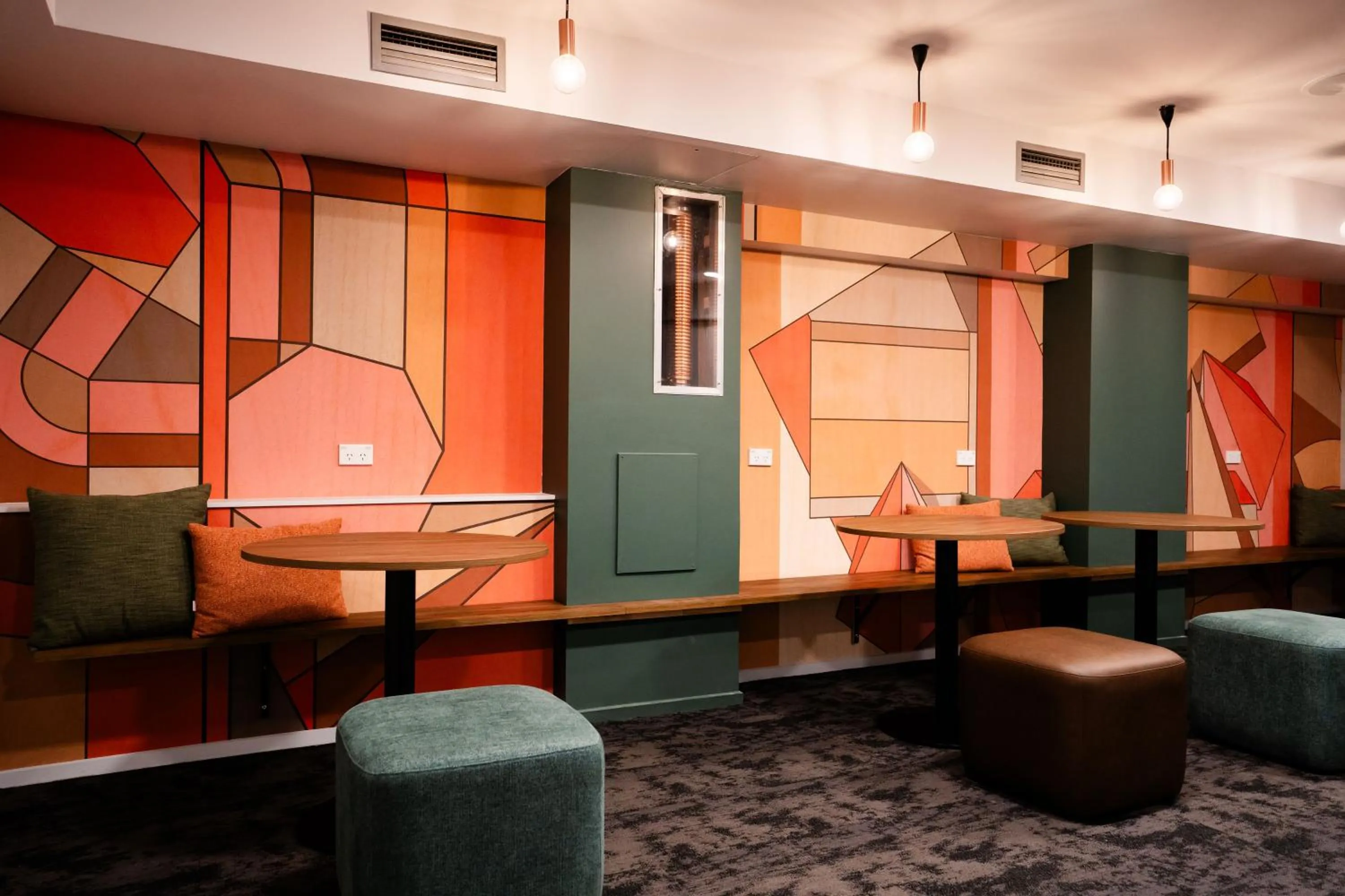 Living room in Haka House Wellington