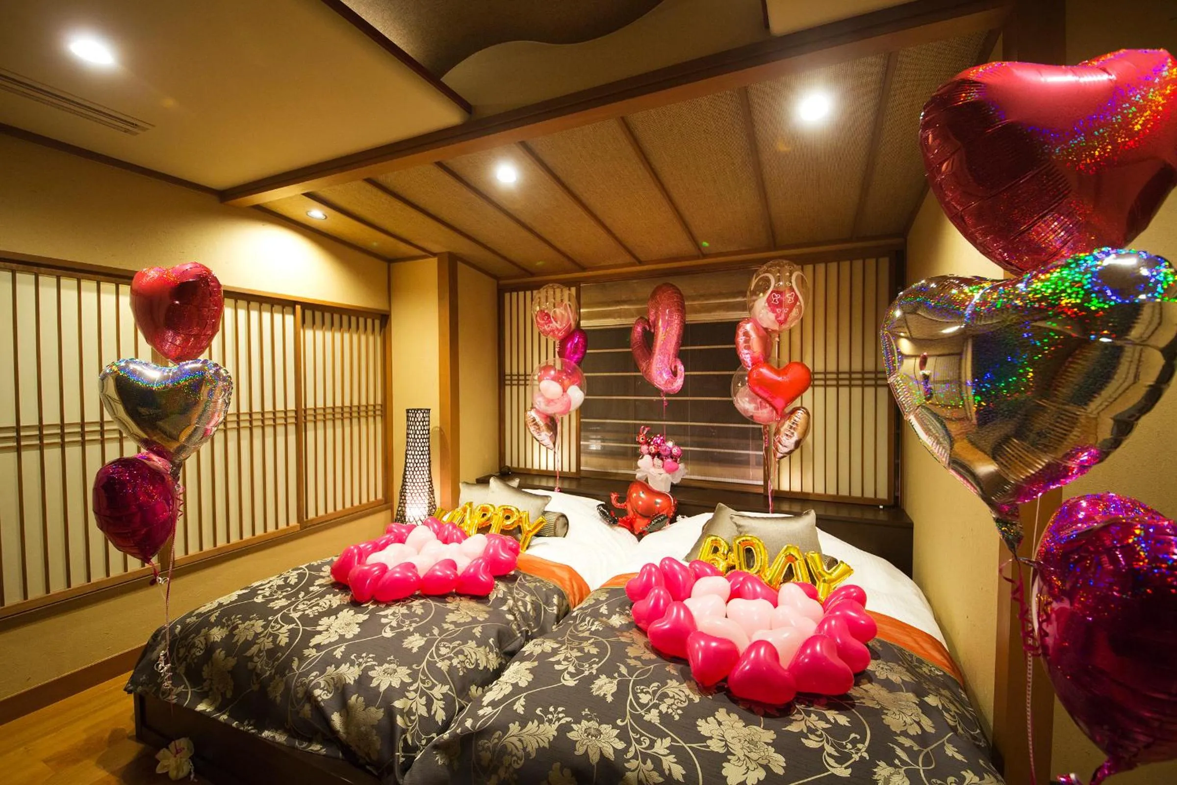 Bed in Kanazawa Hyakurakusou