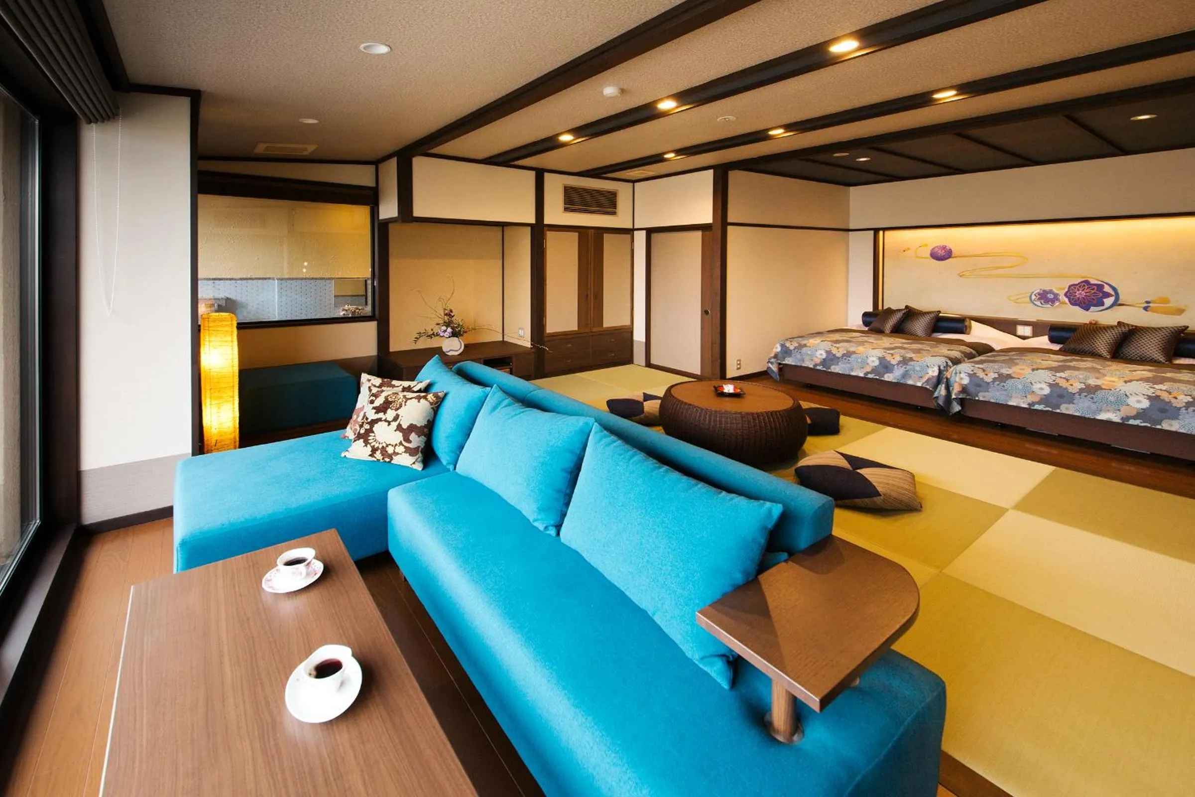 Bed in Kanazawa Hyakurakusou