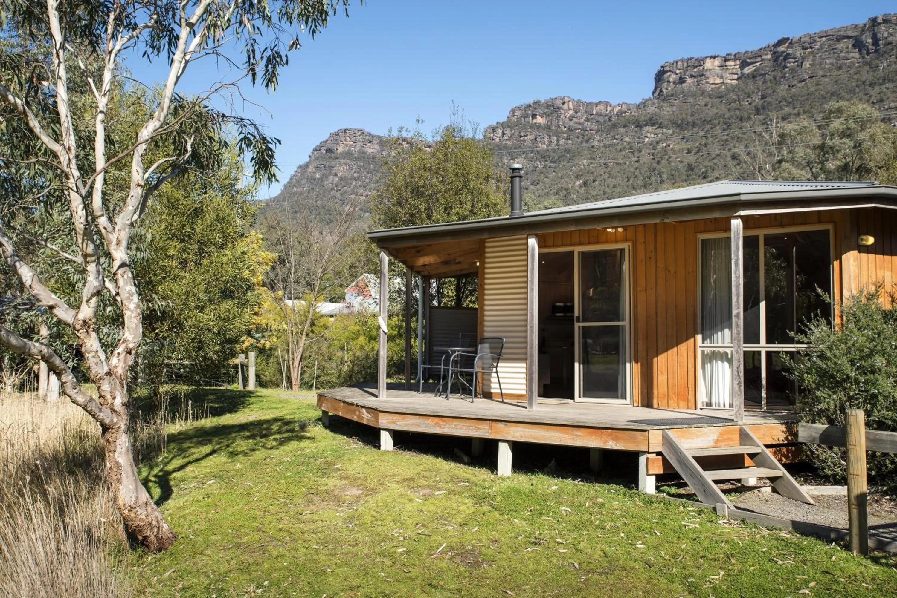 Facade/entrance in Grampians Chalets