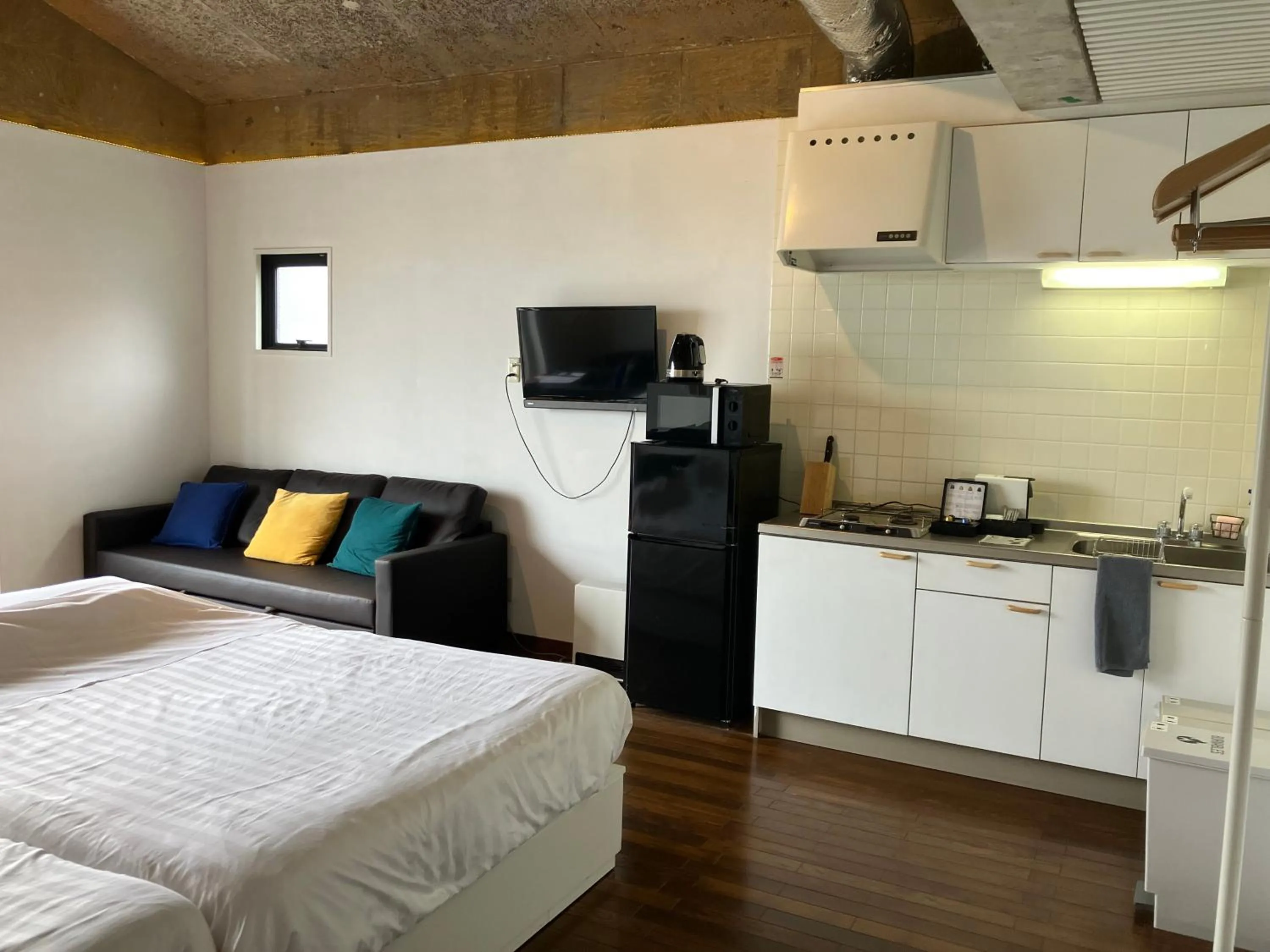 Coffee/tea facilities, Bed in Ashinoko Port Villa MIRAHAKONE