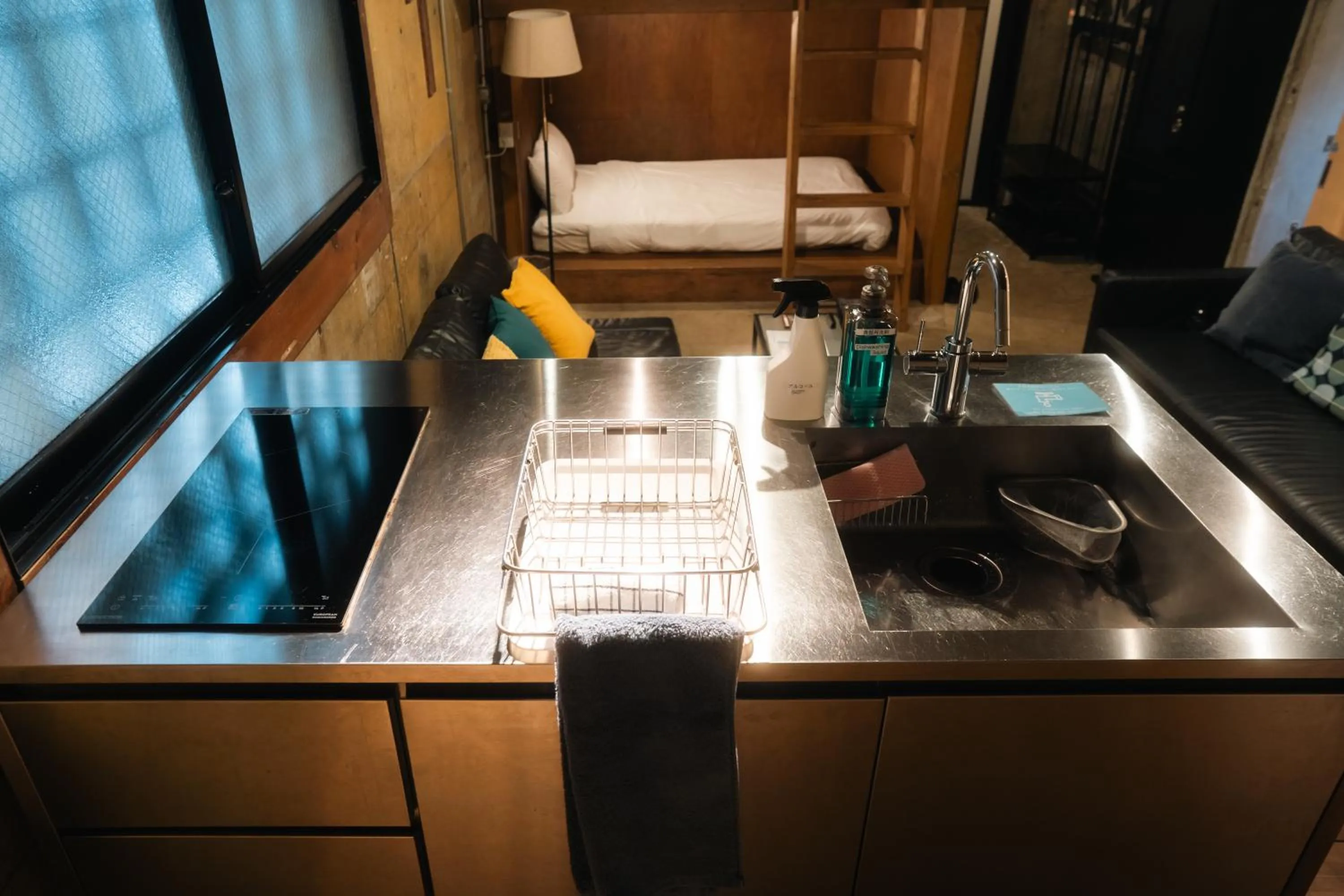 kitchen in Ashinoko Port Villa MIRAHAKONE