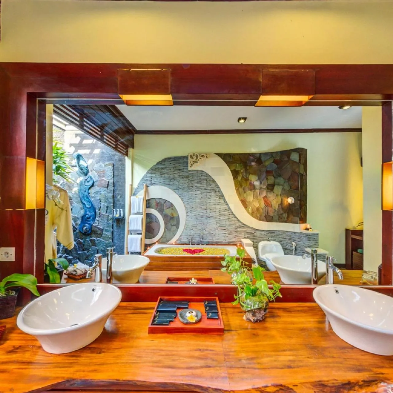 Bathroom in The Bali Dream Villa & Resort Echo Beach Canggu