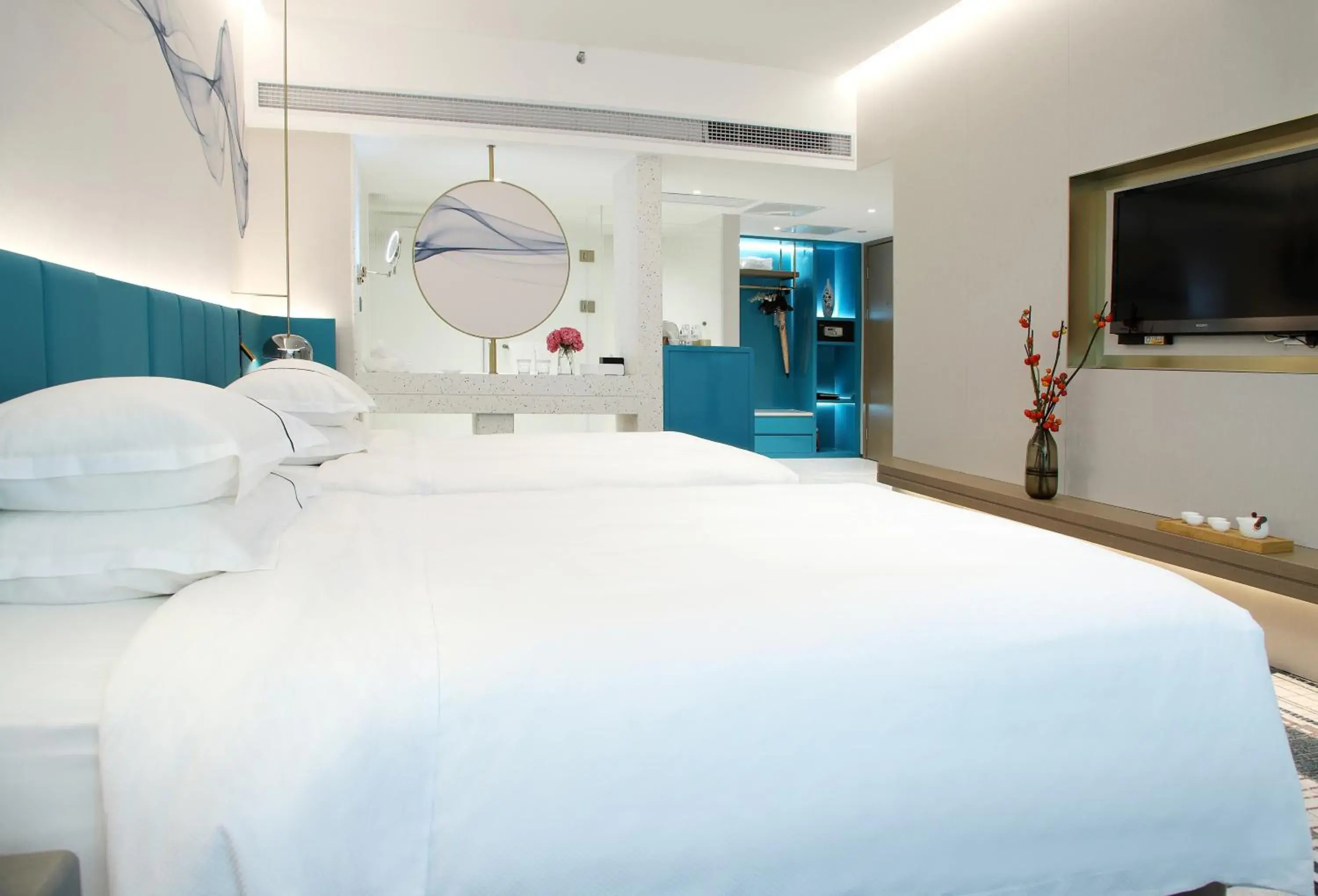 Bliss Twin Room in Asia International Hotel Guangdong Bliss Twin Room in Asia International Hotel Guangdong