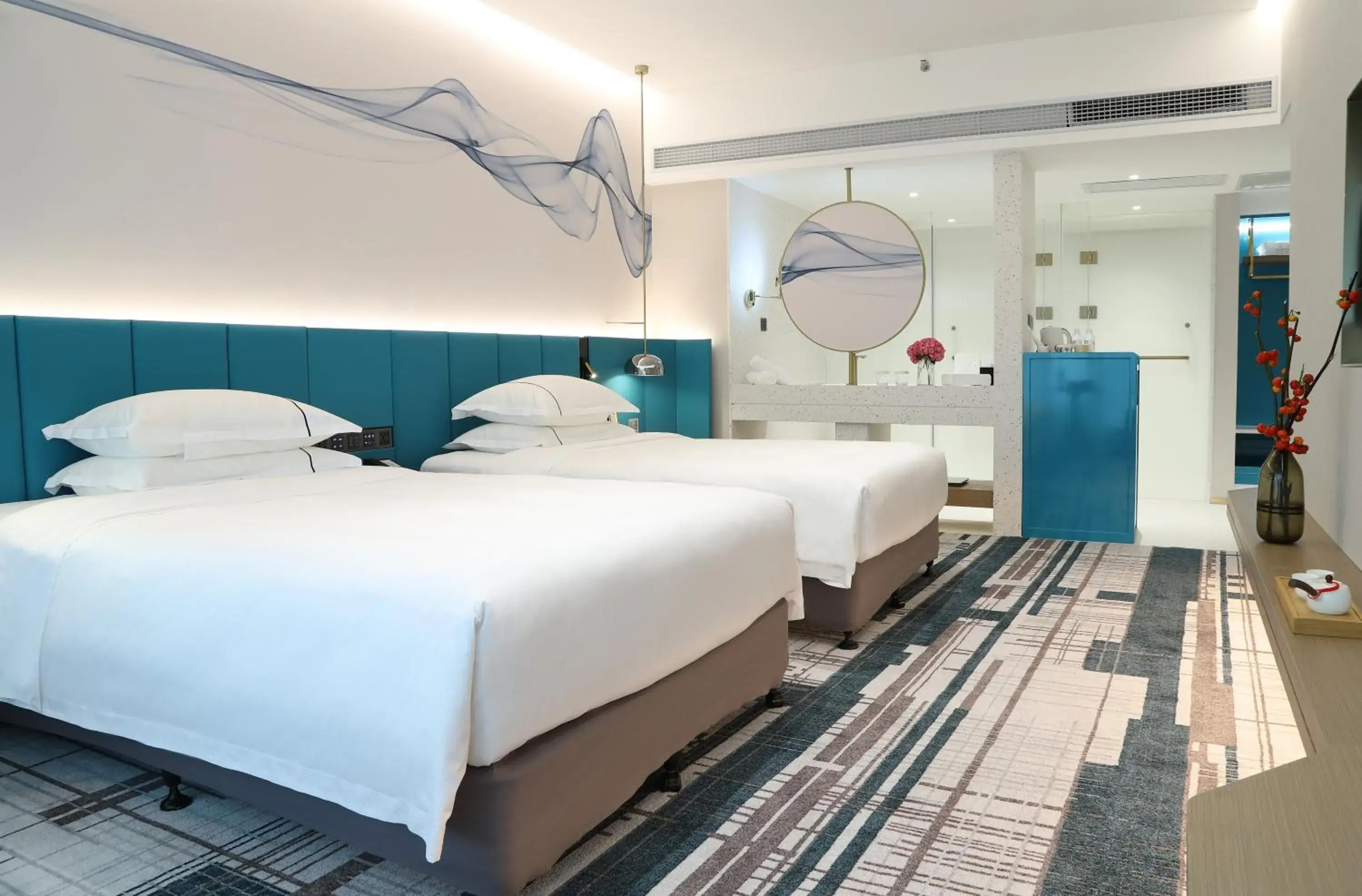 Bliss Twin Room in Asia International Hotel Guangdong Bliss Twin Room in Asia International Hotel Guangdong