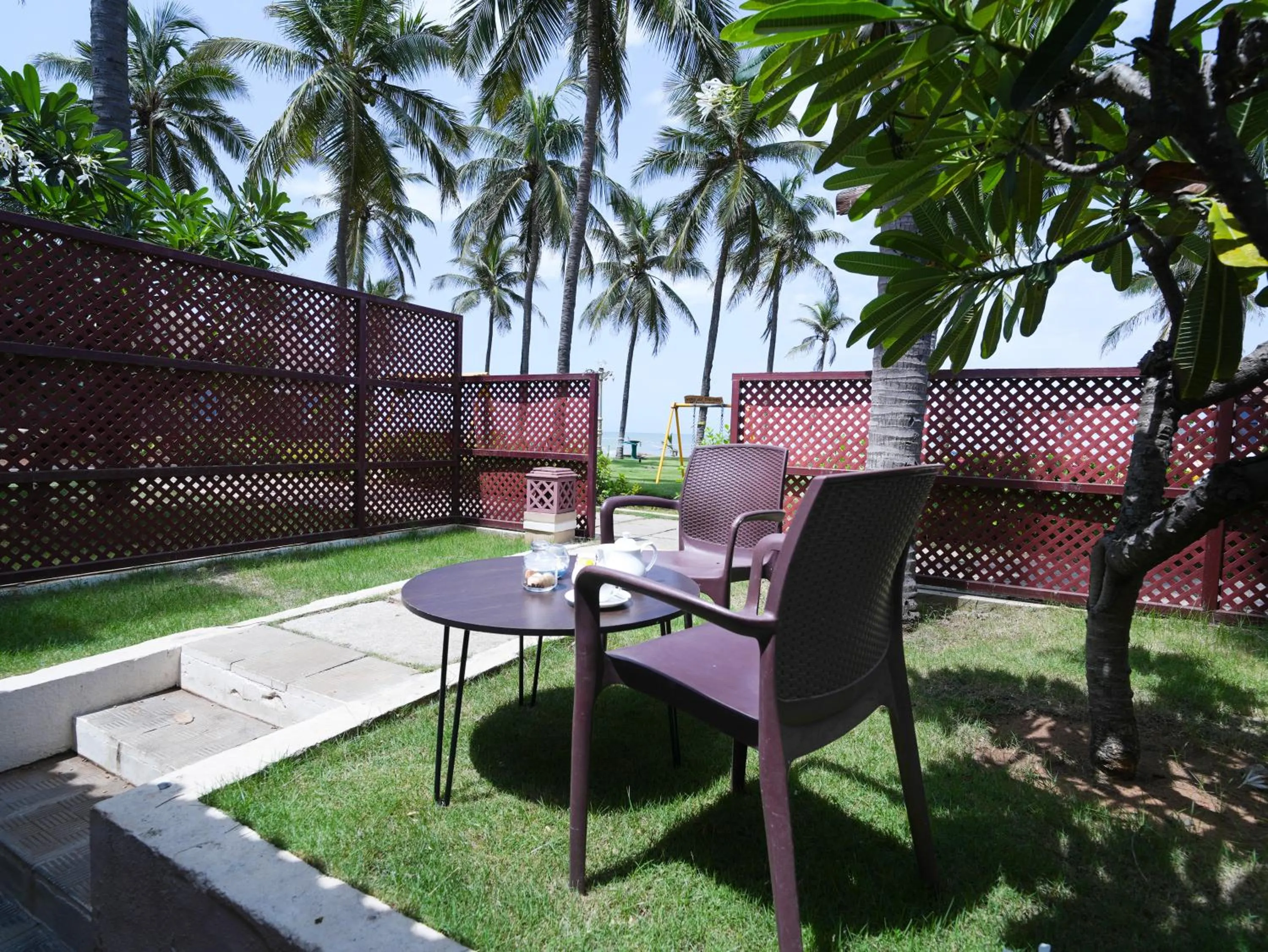 Patio in MGM Beach Resorts East Coast Road