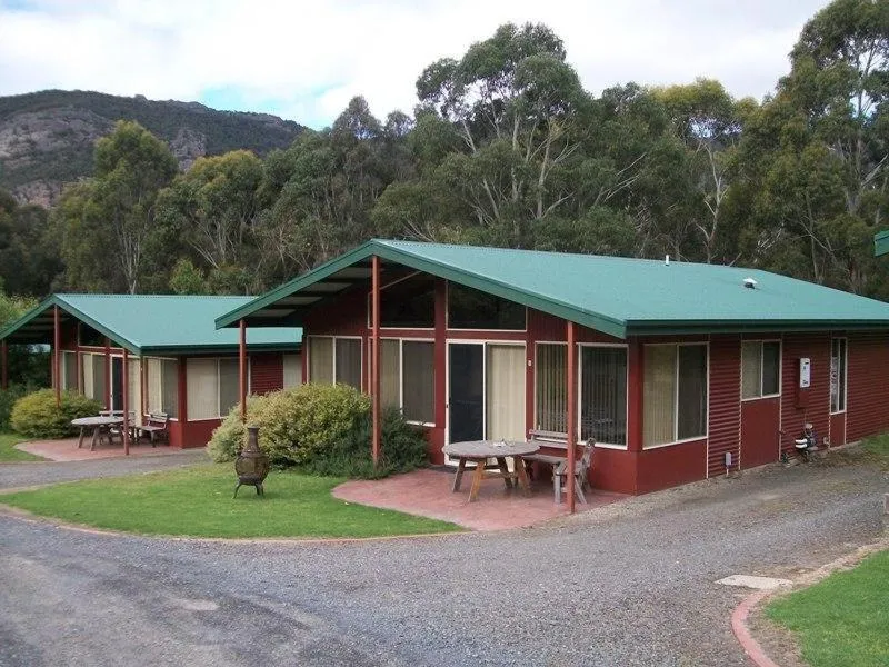 Bird's eye view in Halls Gap Valley Lodges