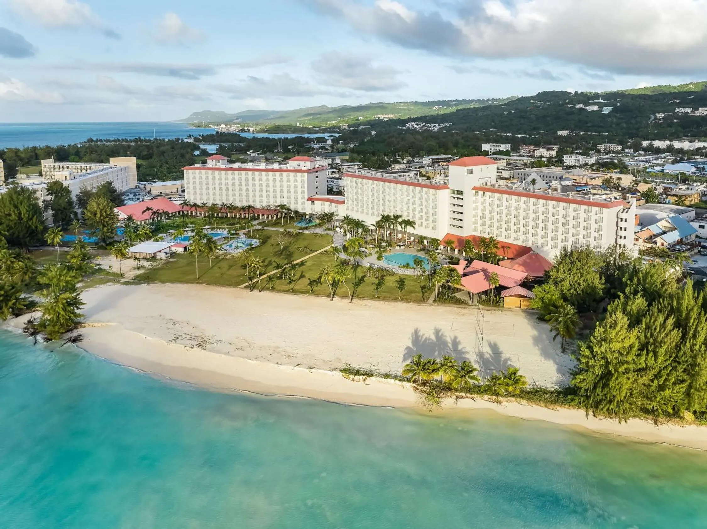 Property building in Crowne Plaza Resort Saipan