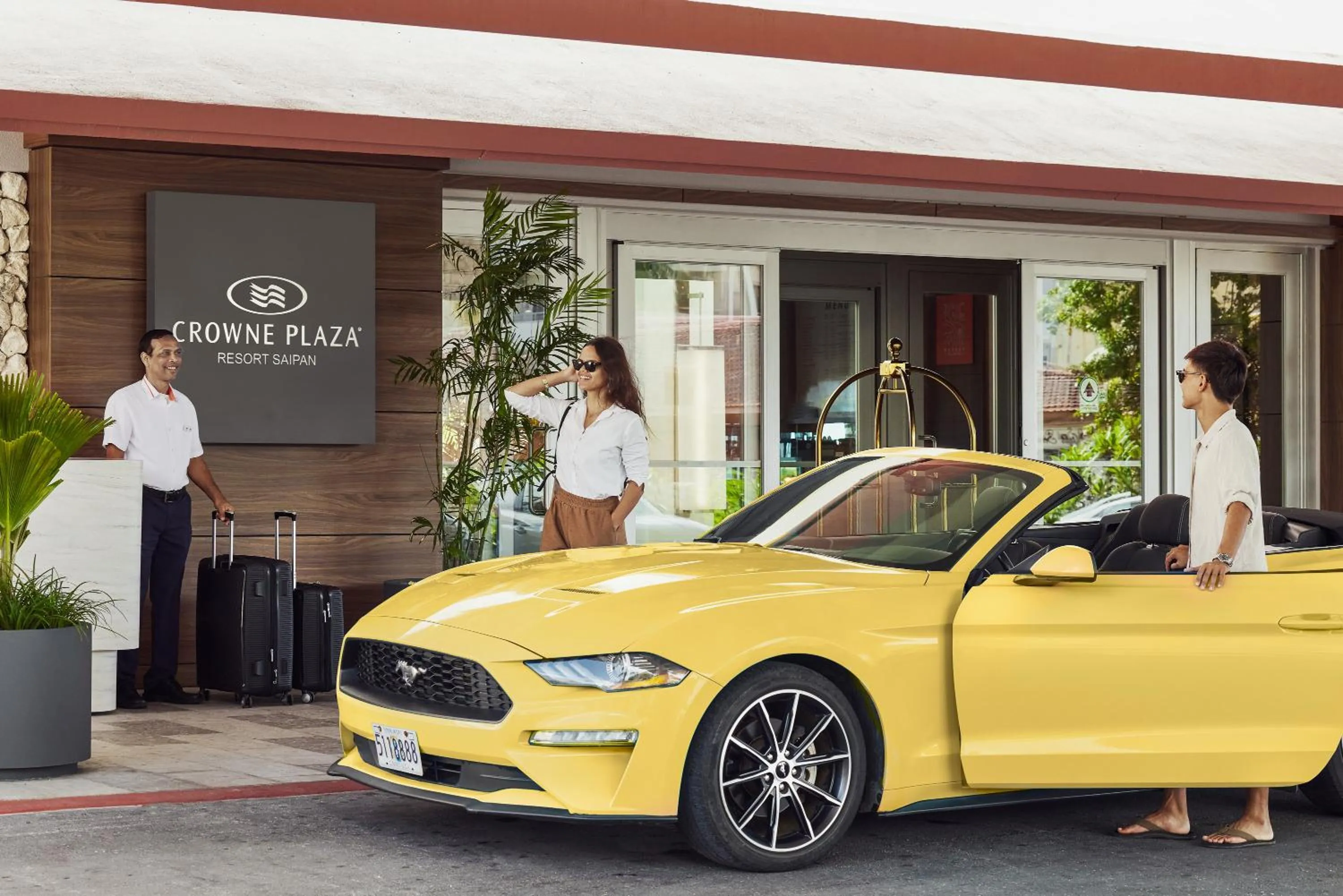 Property building in Crowne Plaza Resort Saipan