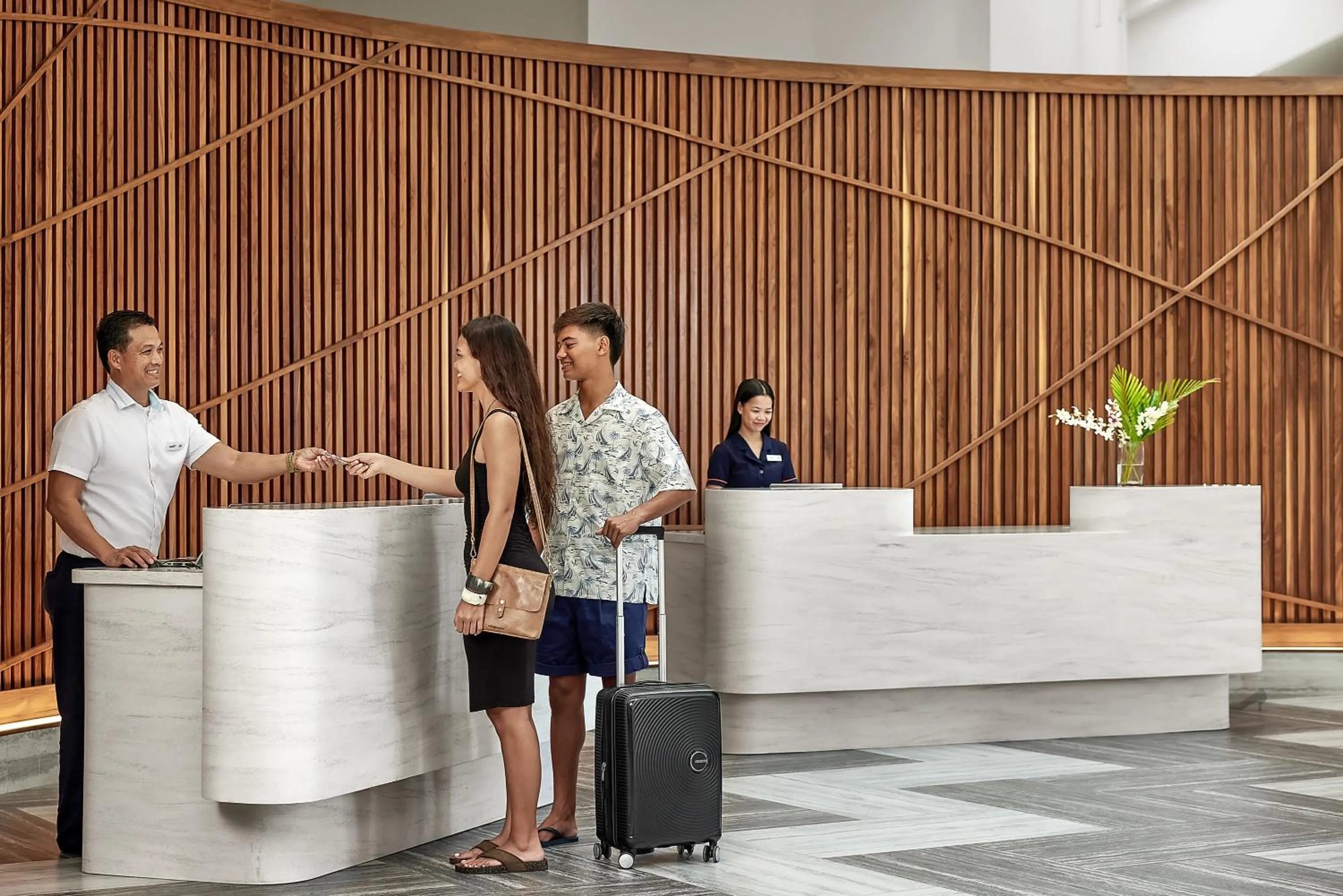 Property building in Crowne Plaza Resort Saipan