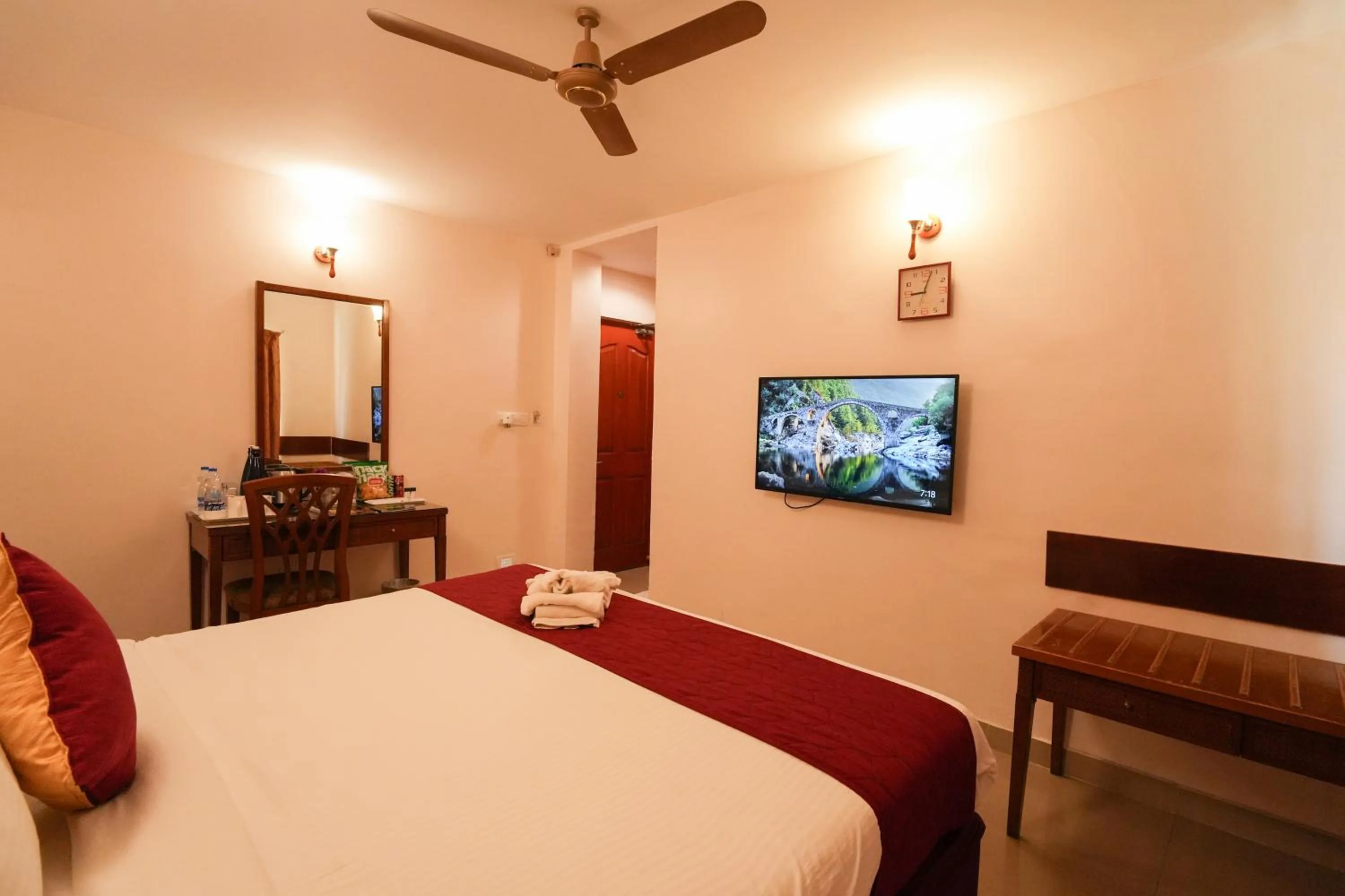 Bedroom, Bed in MGM Vailankanni