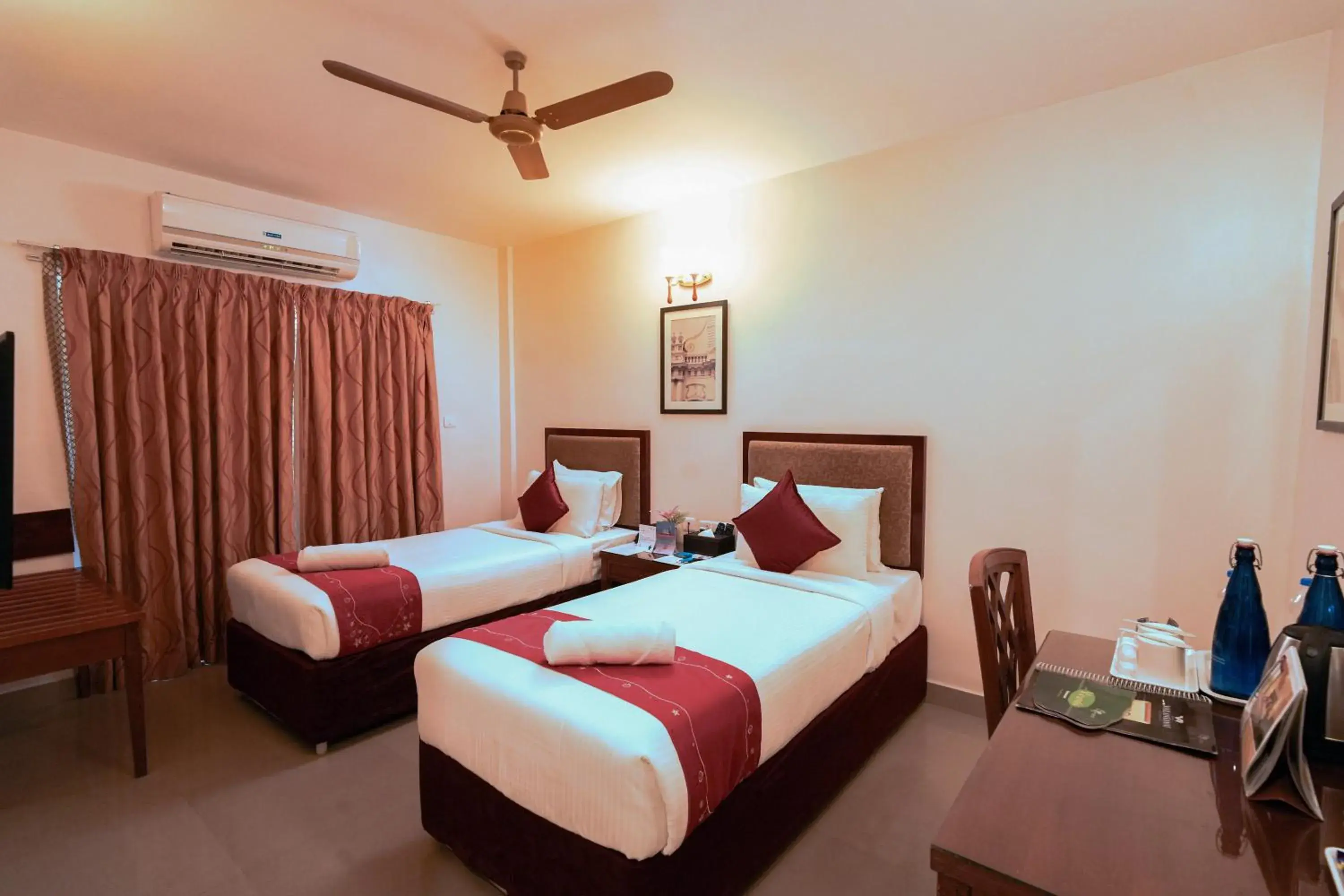 Deluxe Twin Room in MGM Vailankanni Deluxe Twin Room in MGM Vailankanni