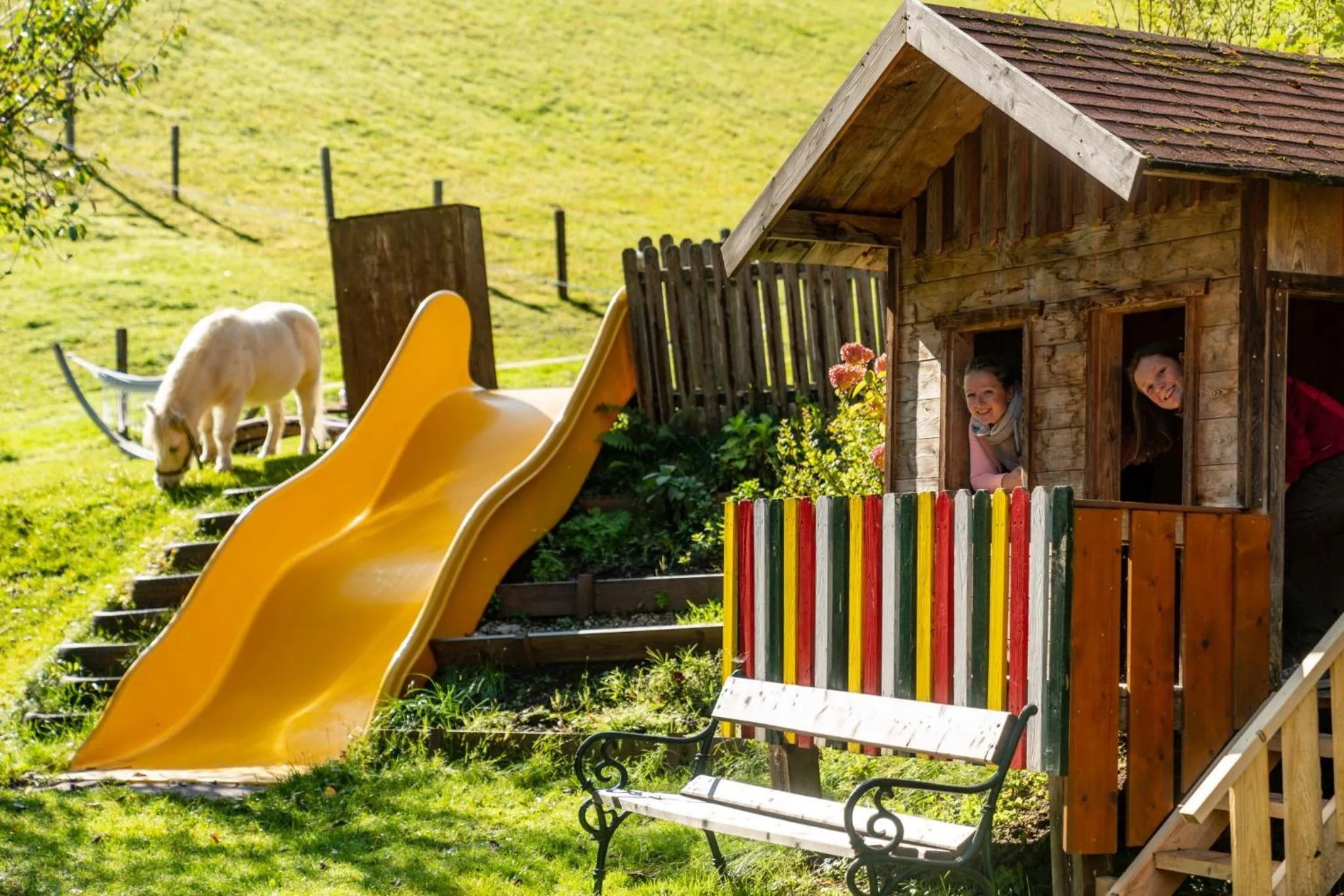 Children play ground in Familienhotel Unterreith