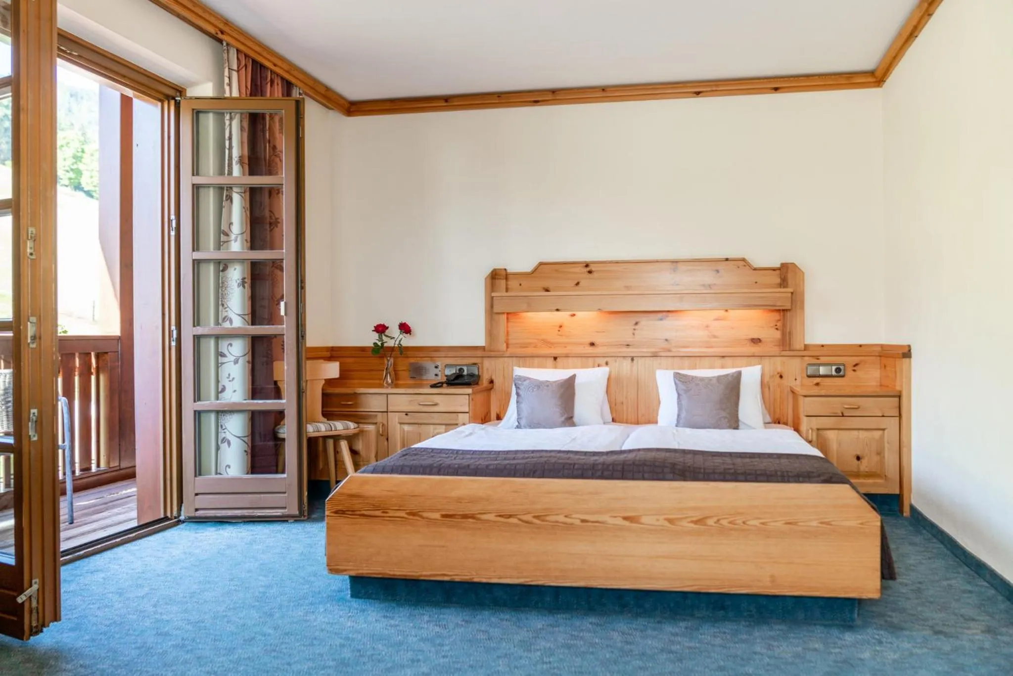 Photo of the whole room, Bed in Familienhotel Unterreith