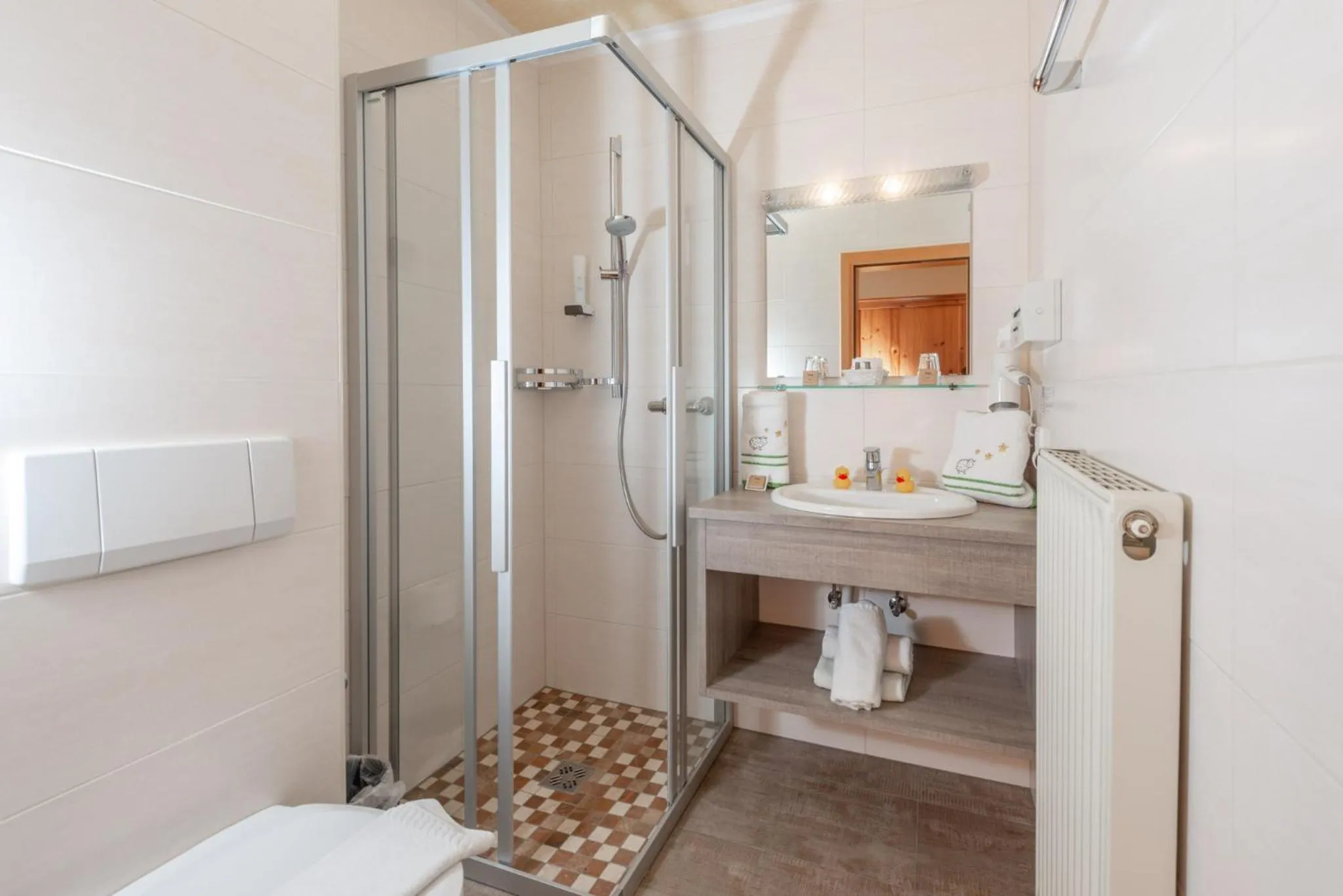 Bathroom in Familienhotel Unterreith