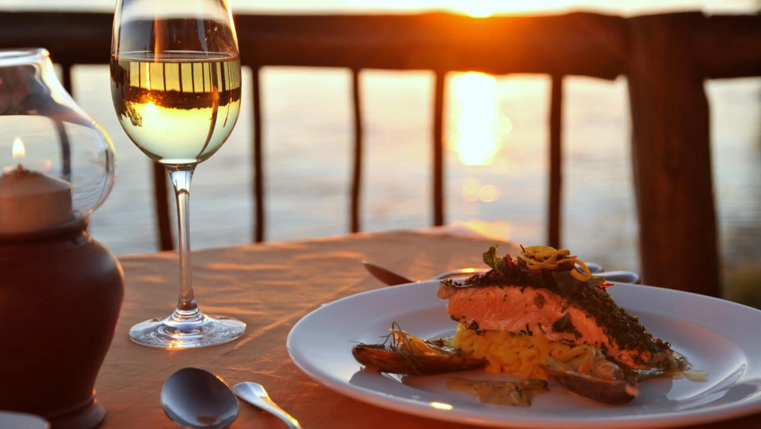 Restaurant/places to eat in The David Livingstone Safari Lodge & Spa