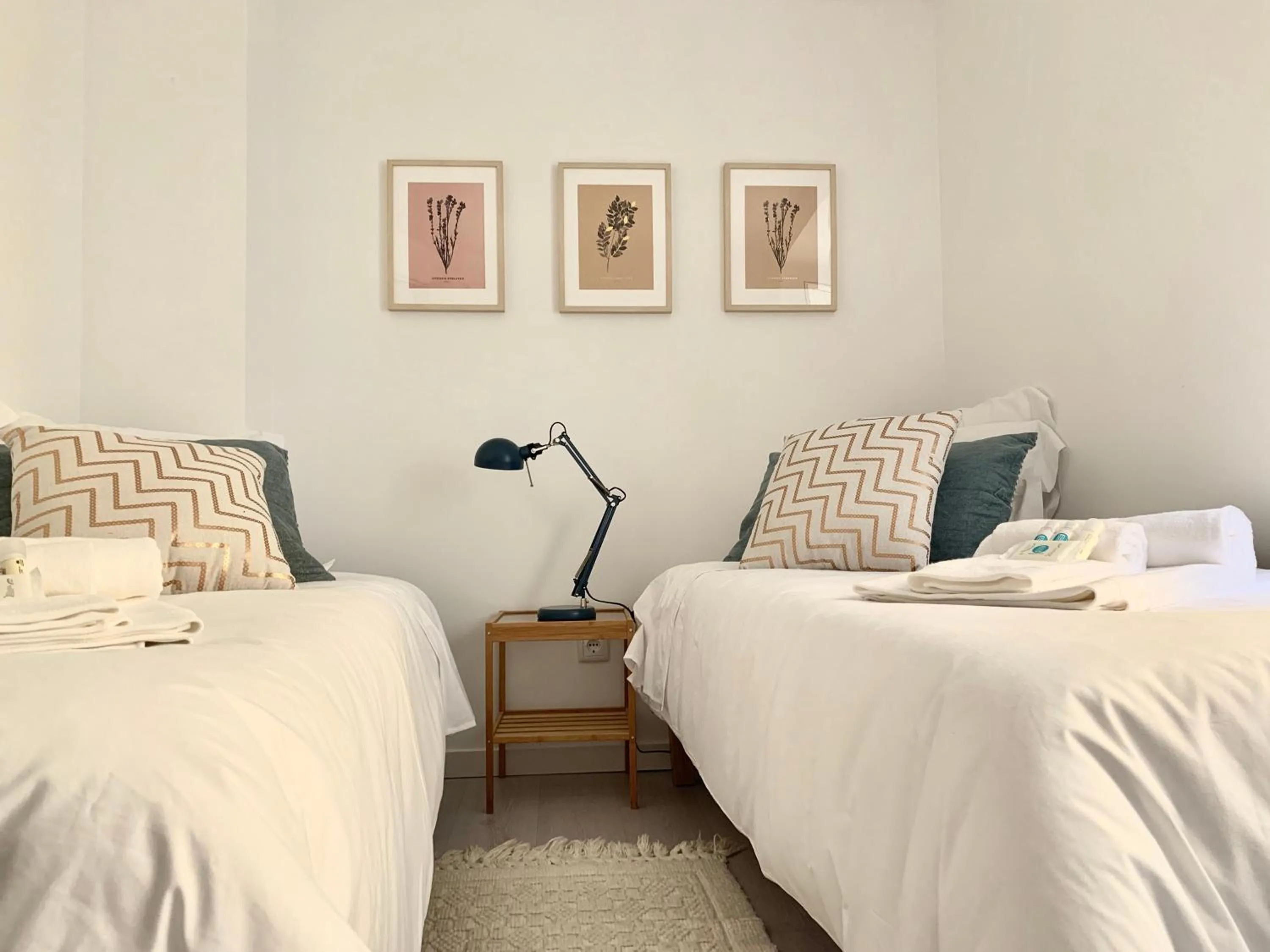 Bed in Apartments Center Santos