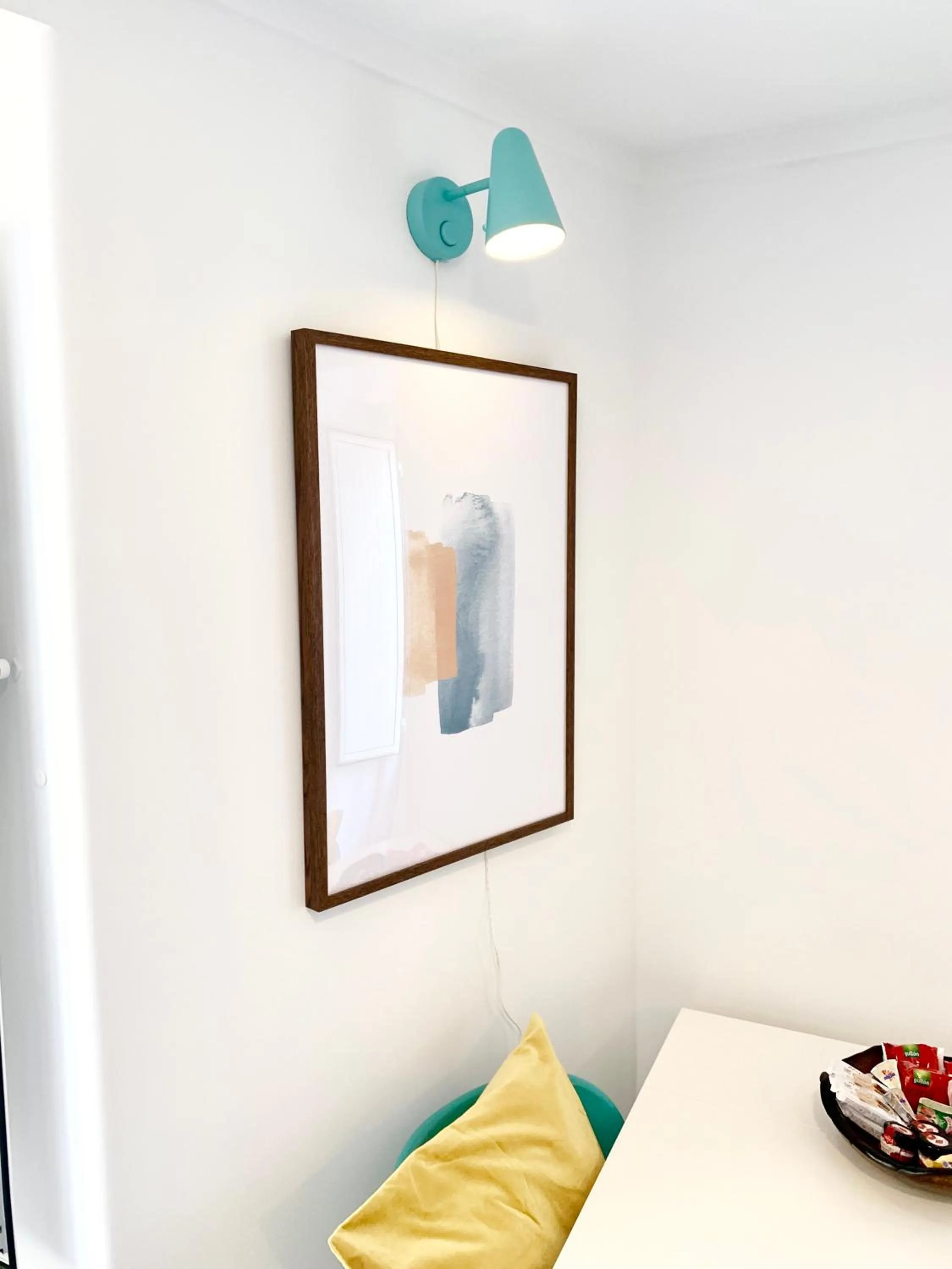 Decorative detail, Bed in Apartments Center Santos