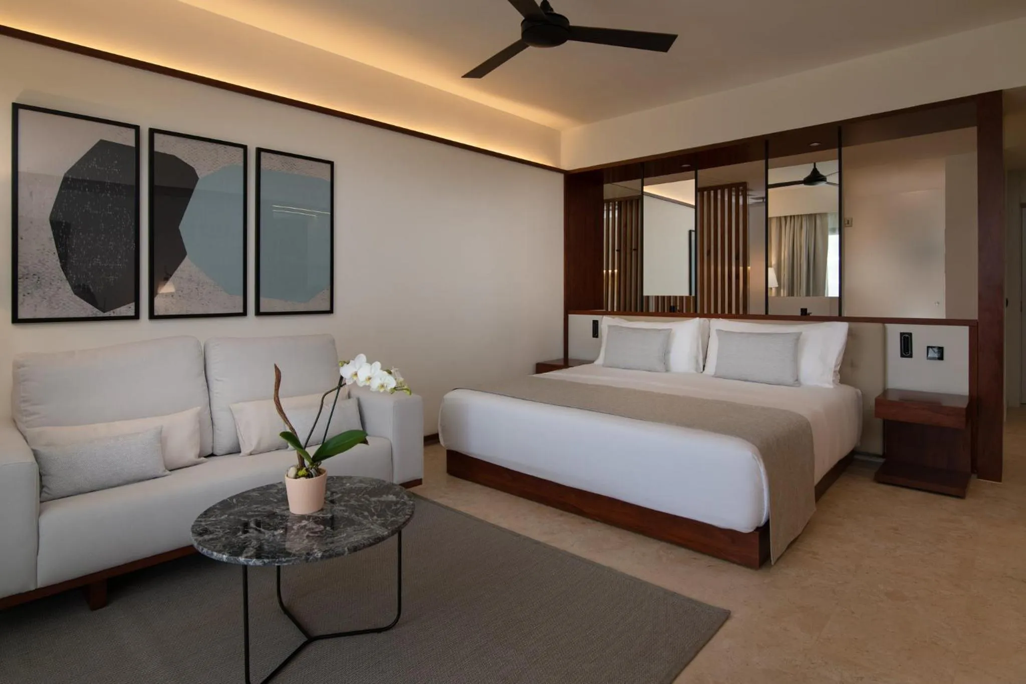 Photo of the whole room, Bed in Live Aqua Punta Cana - All Inclusive - Adults Only