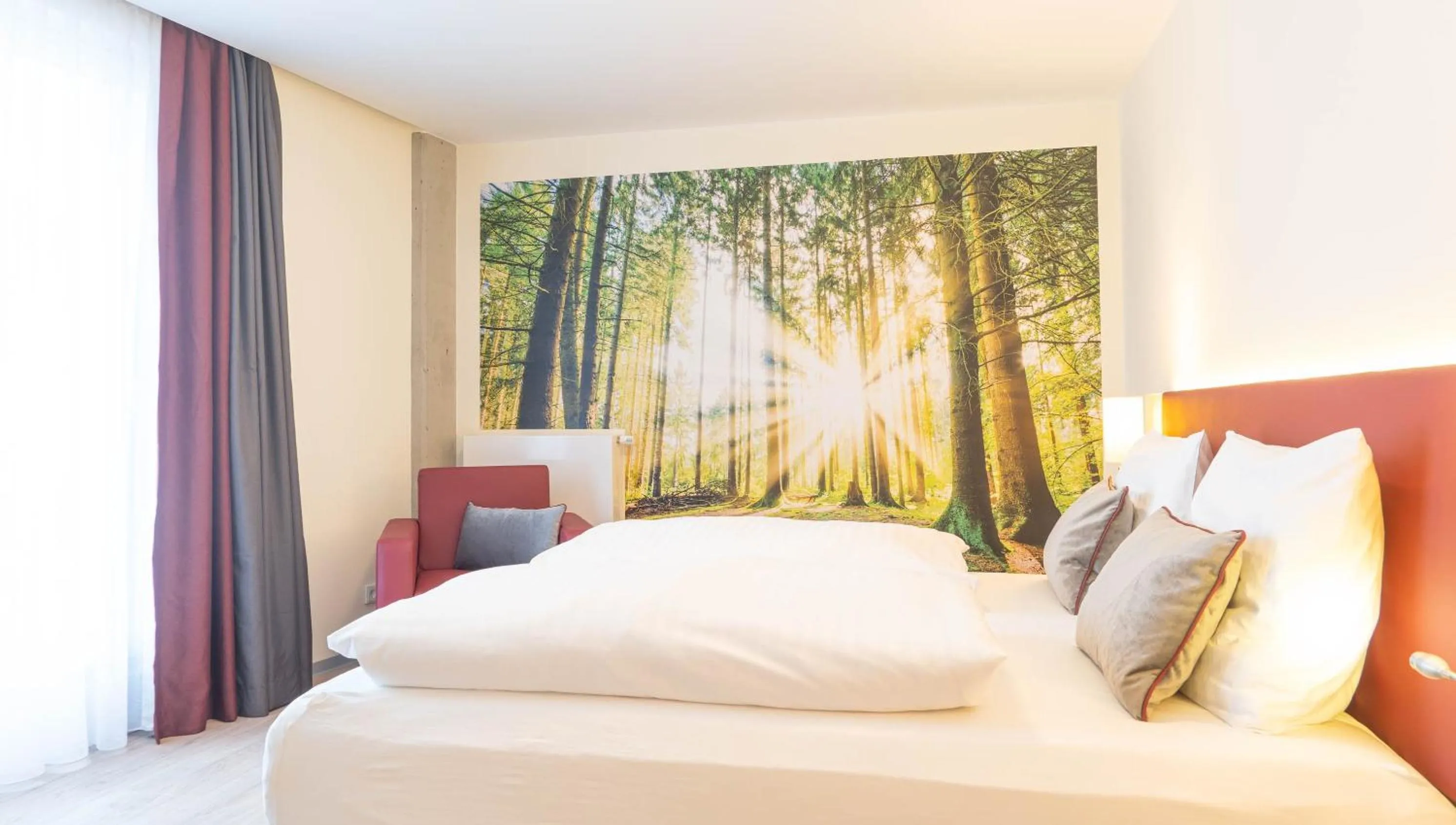 Bed in Mythenresort Heimdall