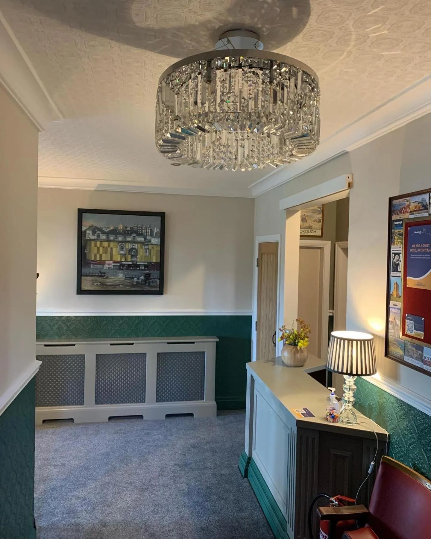 Lobby or reception in The Headlands Hotel