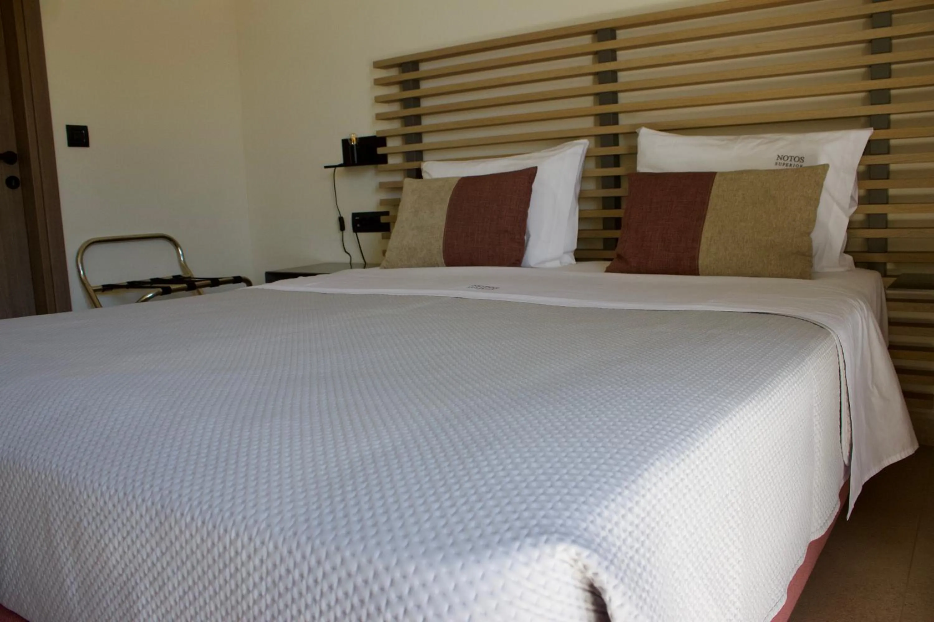 Bed in Notos Luxury Studios