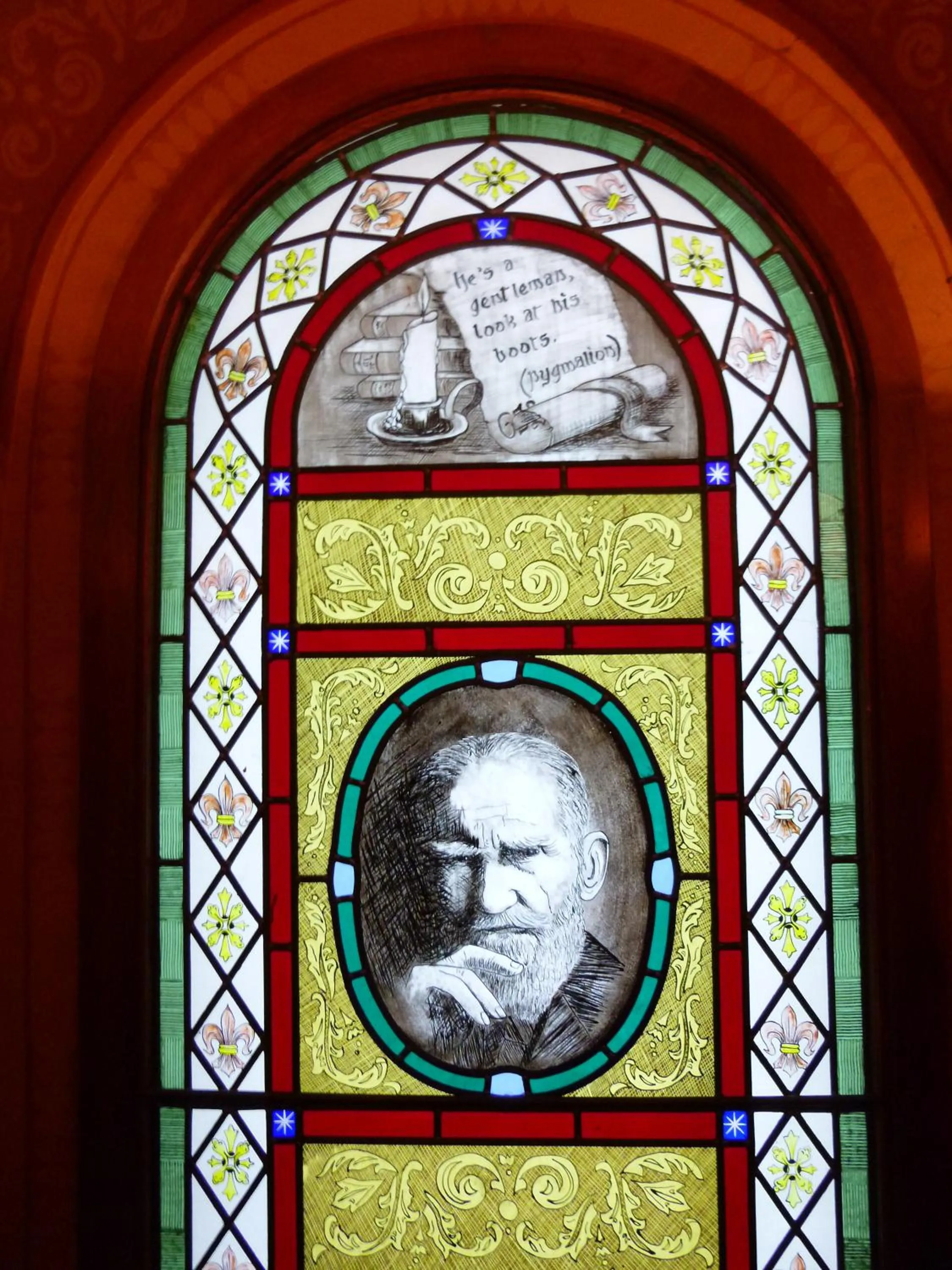 Decorative detail in Harcourt Hotel