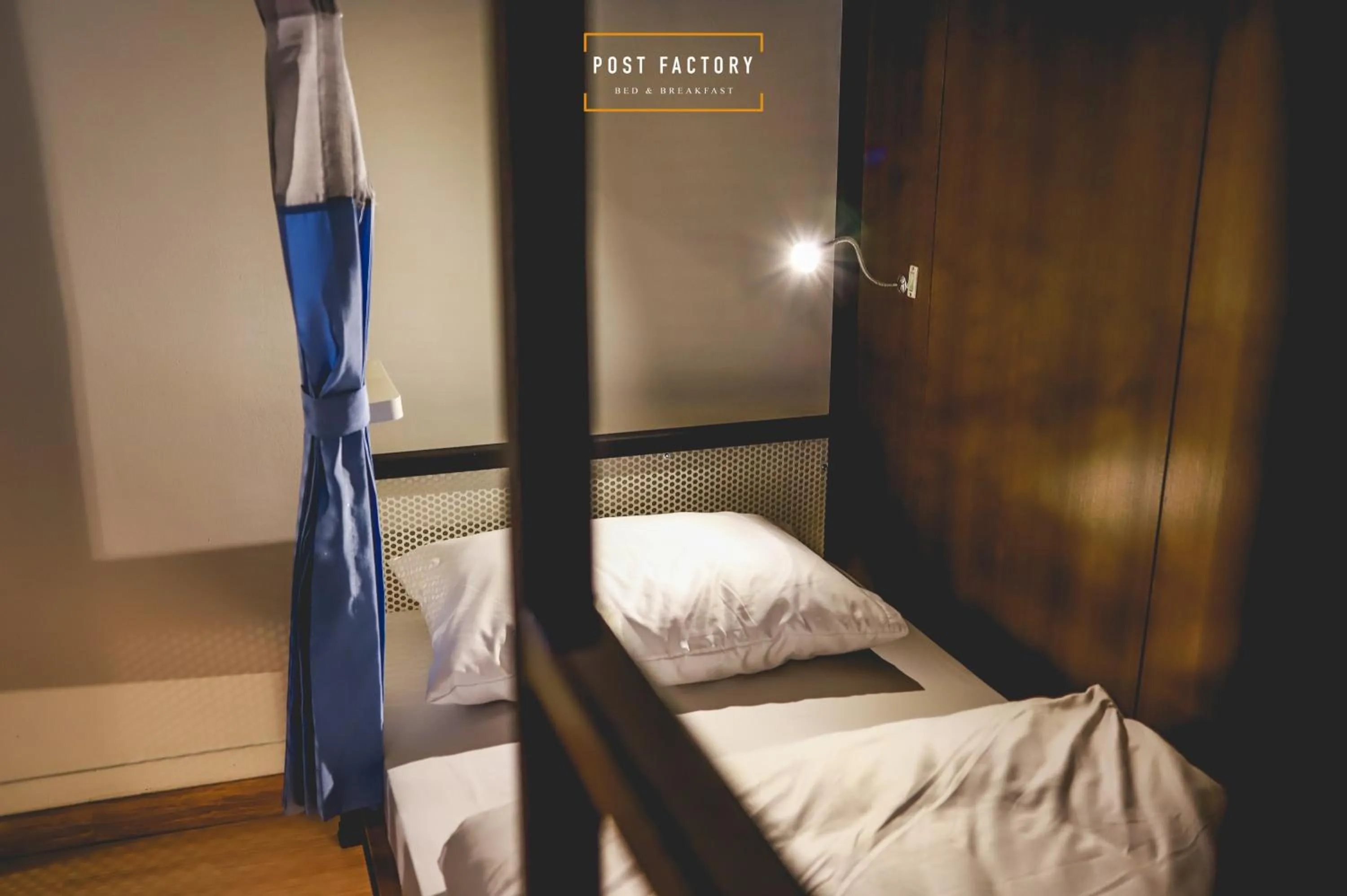 Bedroom in Post Factory Bed & Breakfast