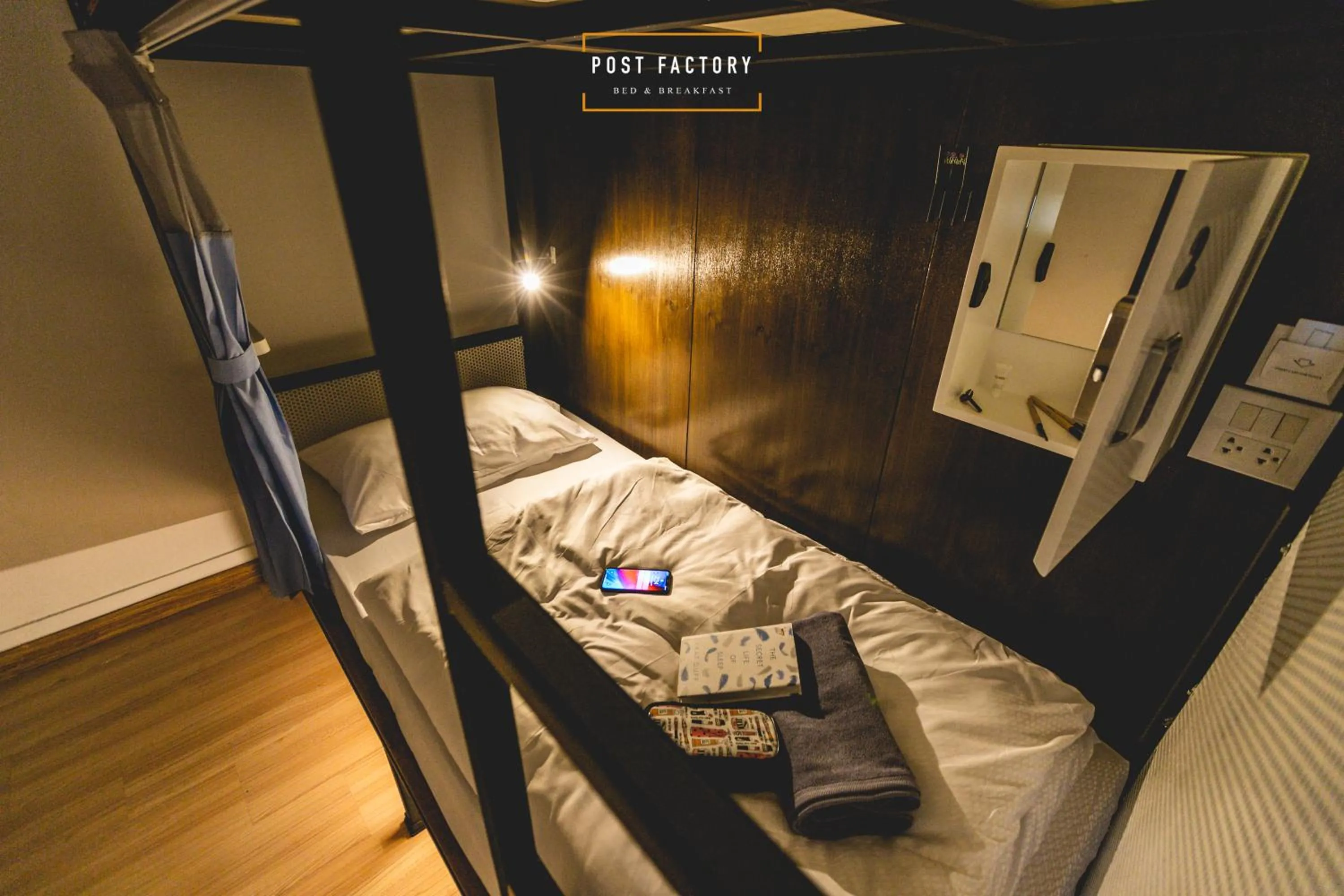 Bedroom in Post Factory Bed & Breakfast