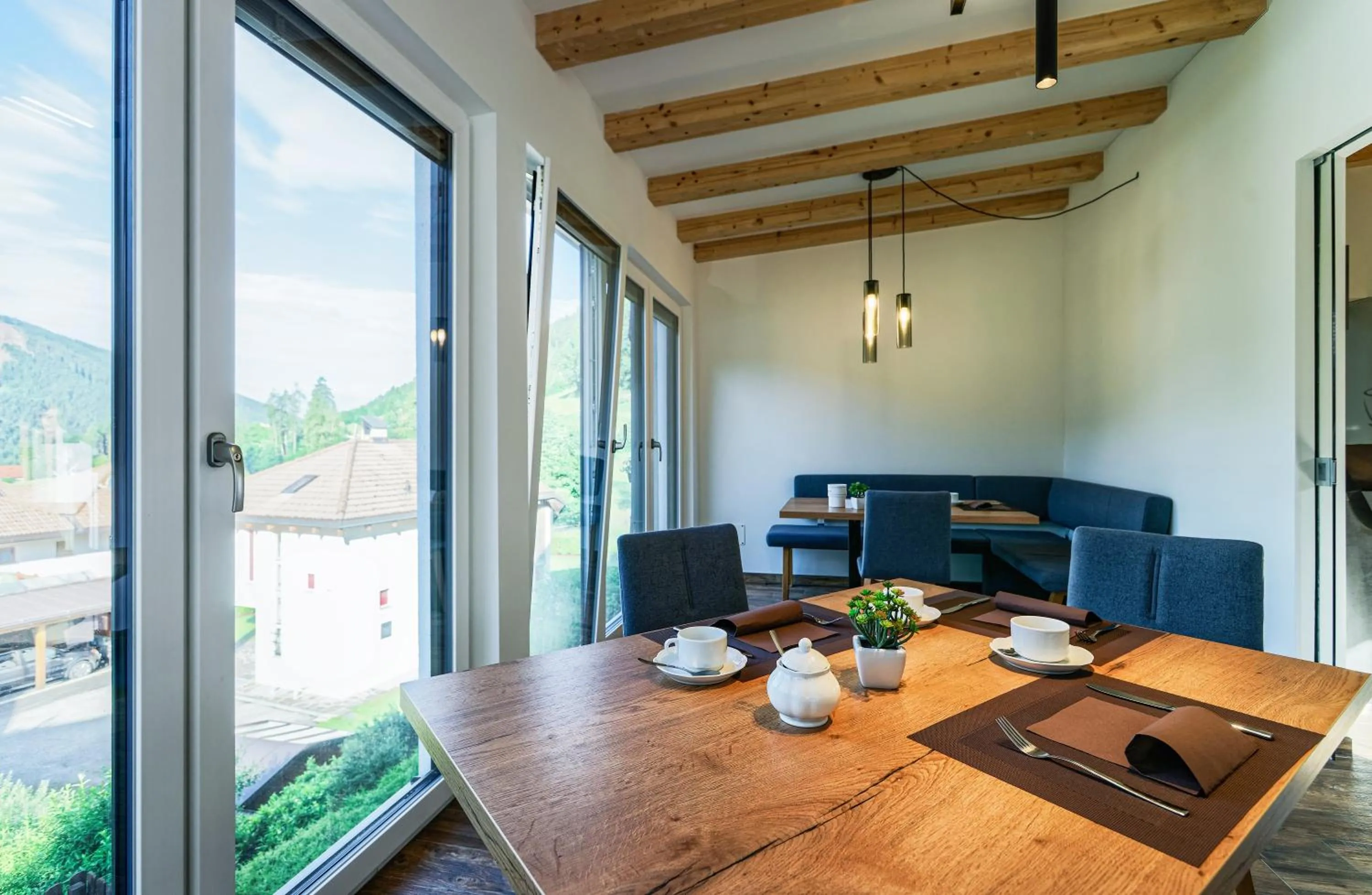 Communal lounge/ TV room in Haus Herta B&B