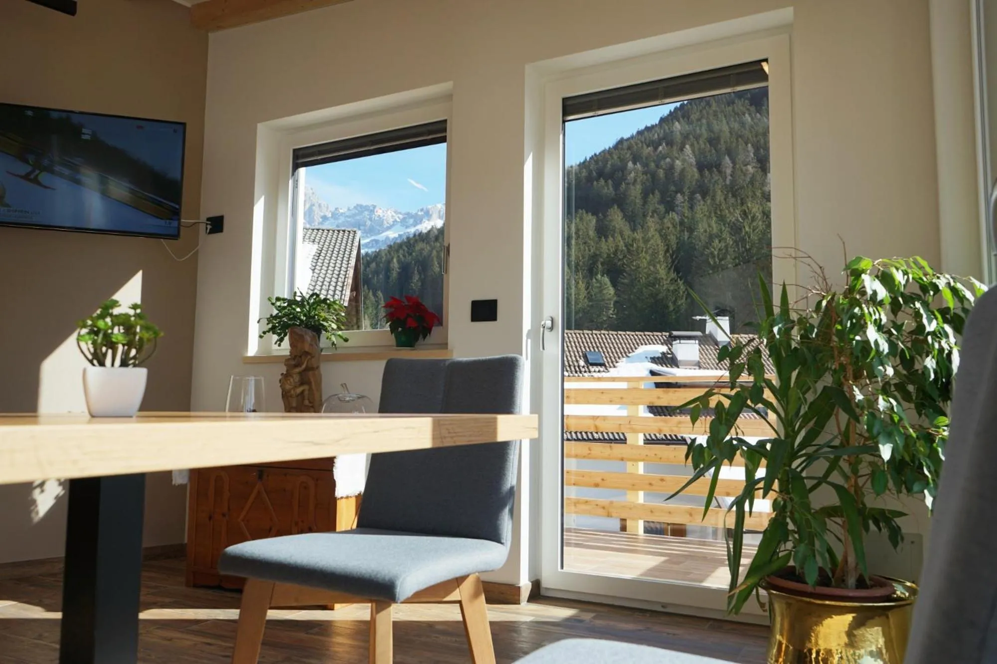 Balcony/Terrace in Haus Herta B&B