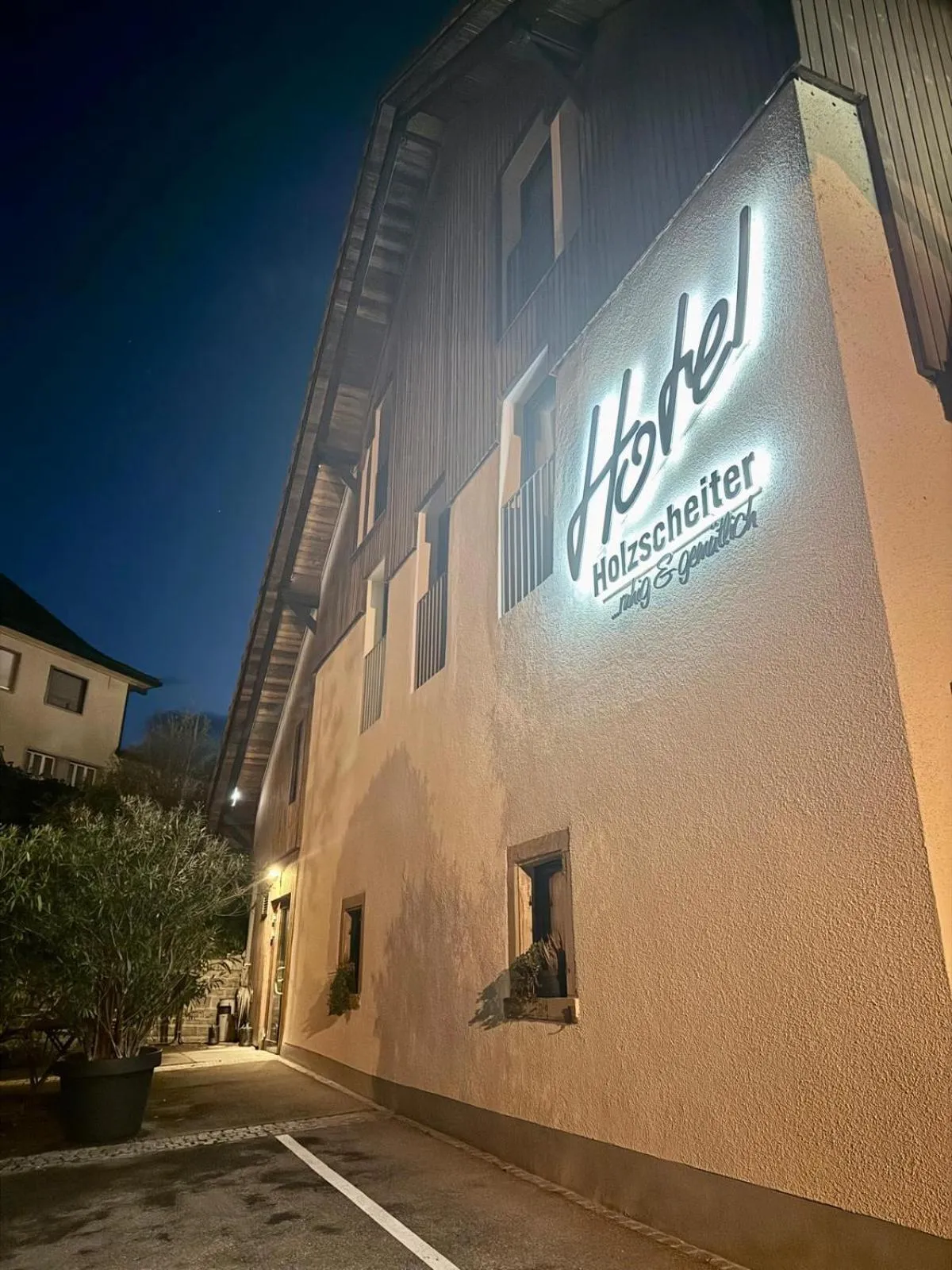 Property building in Hotel Holzscheiter