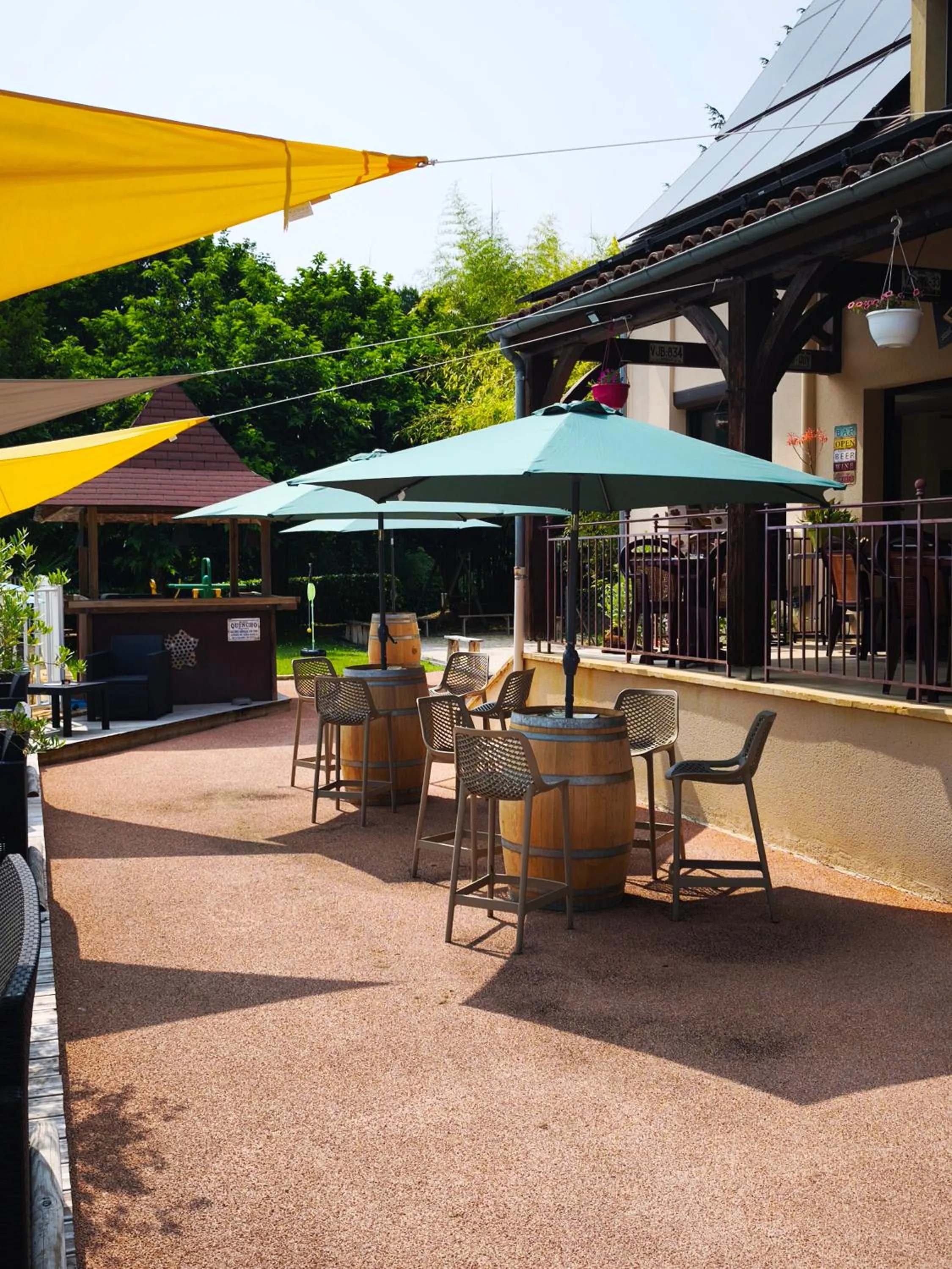 Patio in Les Chalets d'Argentouleau