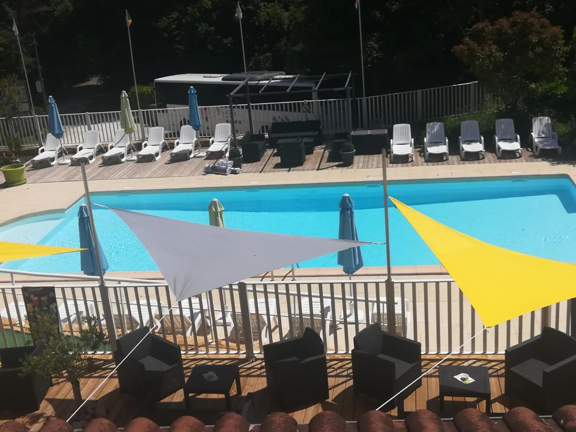 Swimming pool in Les Chalets d'Argentouleau