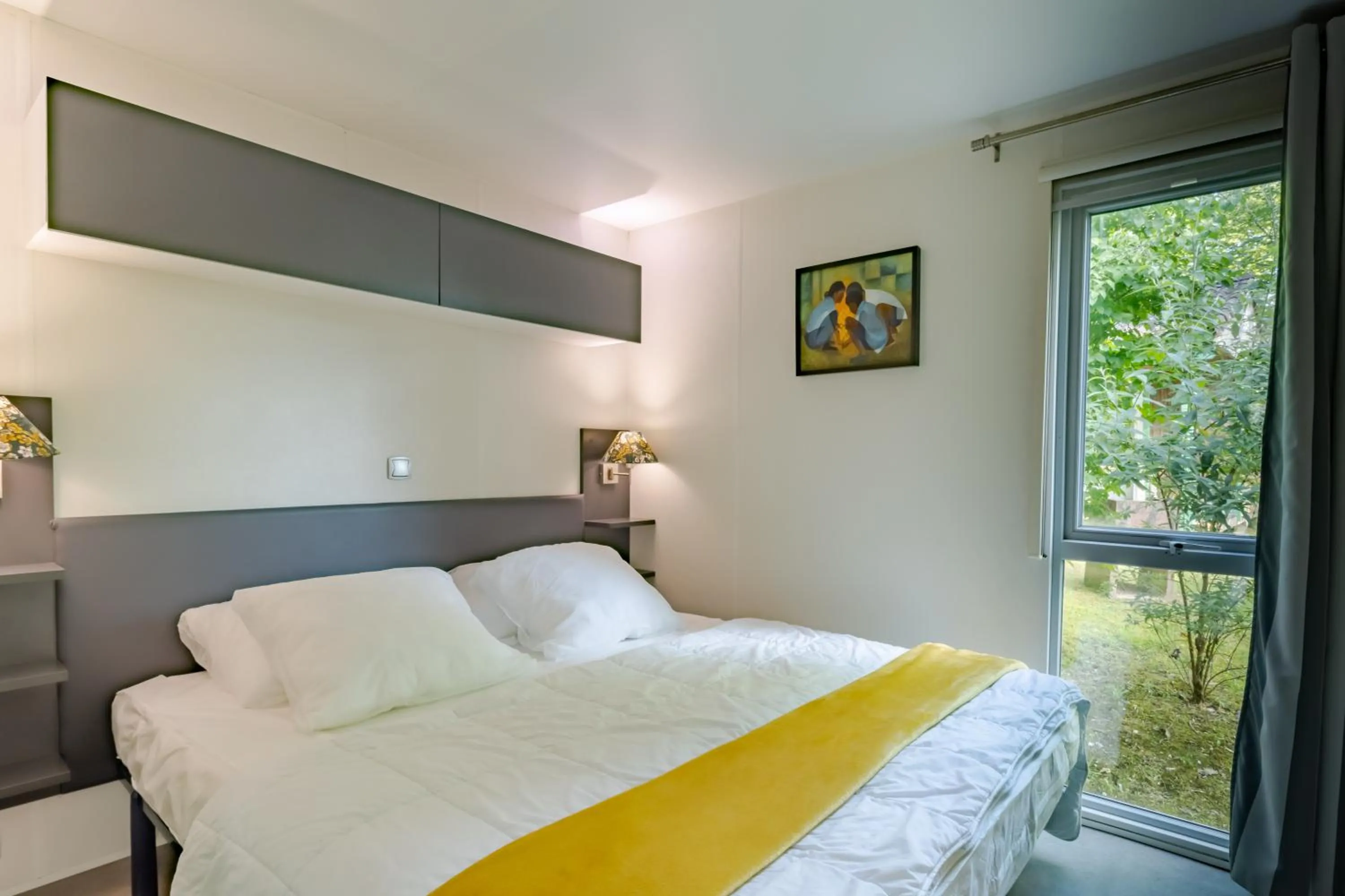 Bedroom, Bed in Les Chalets d'Argentouleau