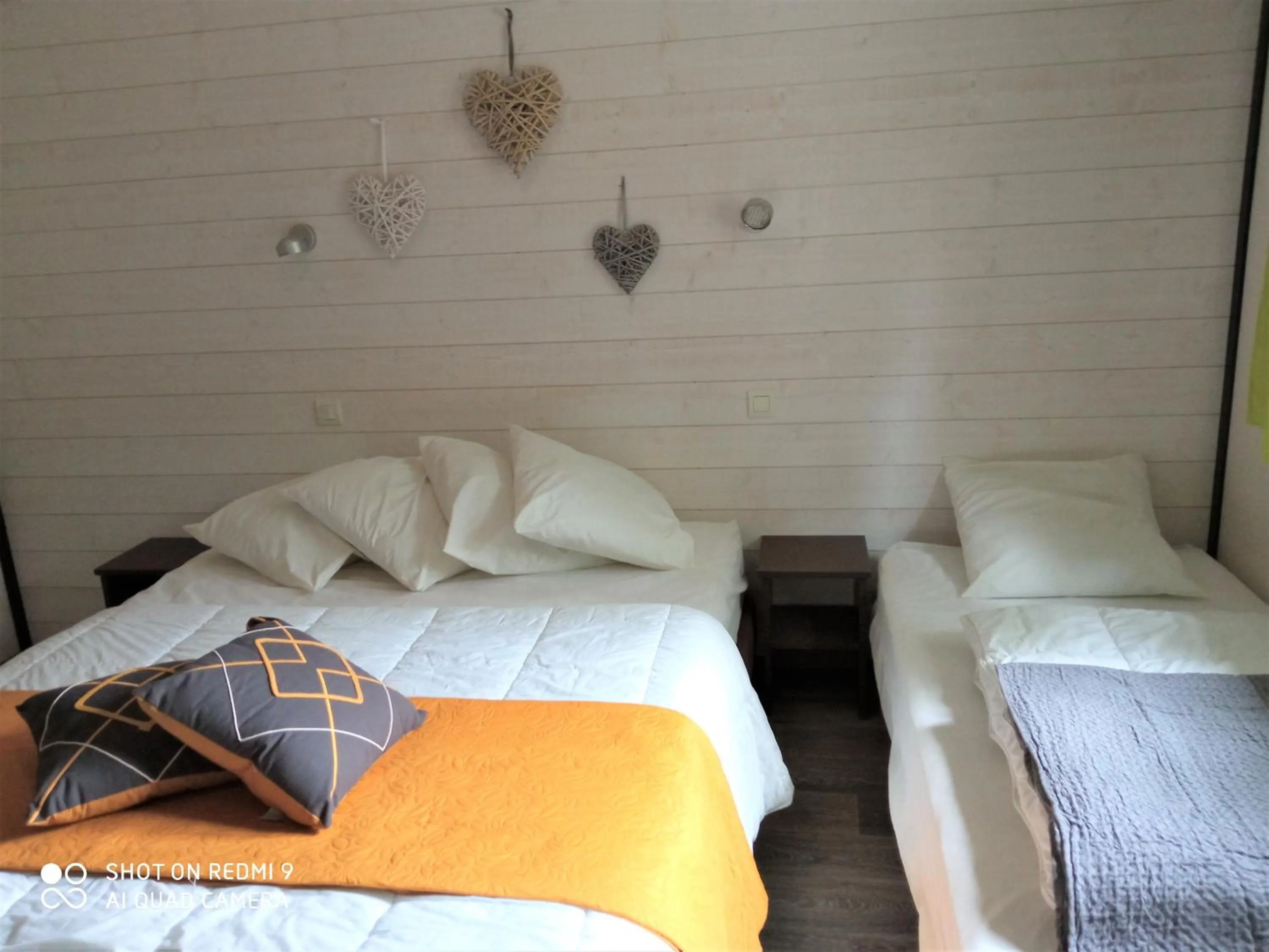 Bed in Les Chalets d'Argentouleau