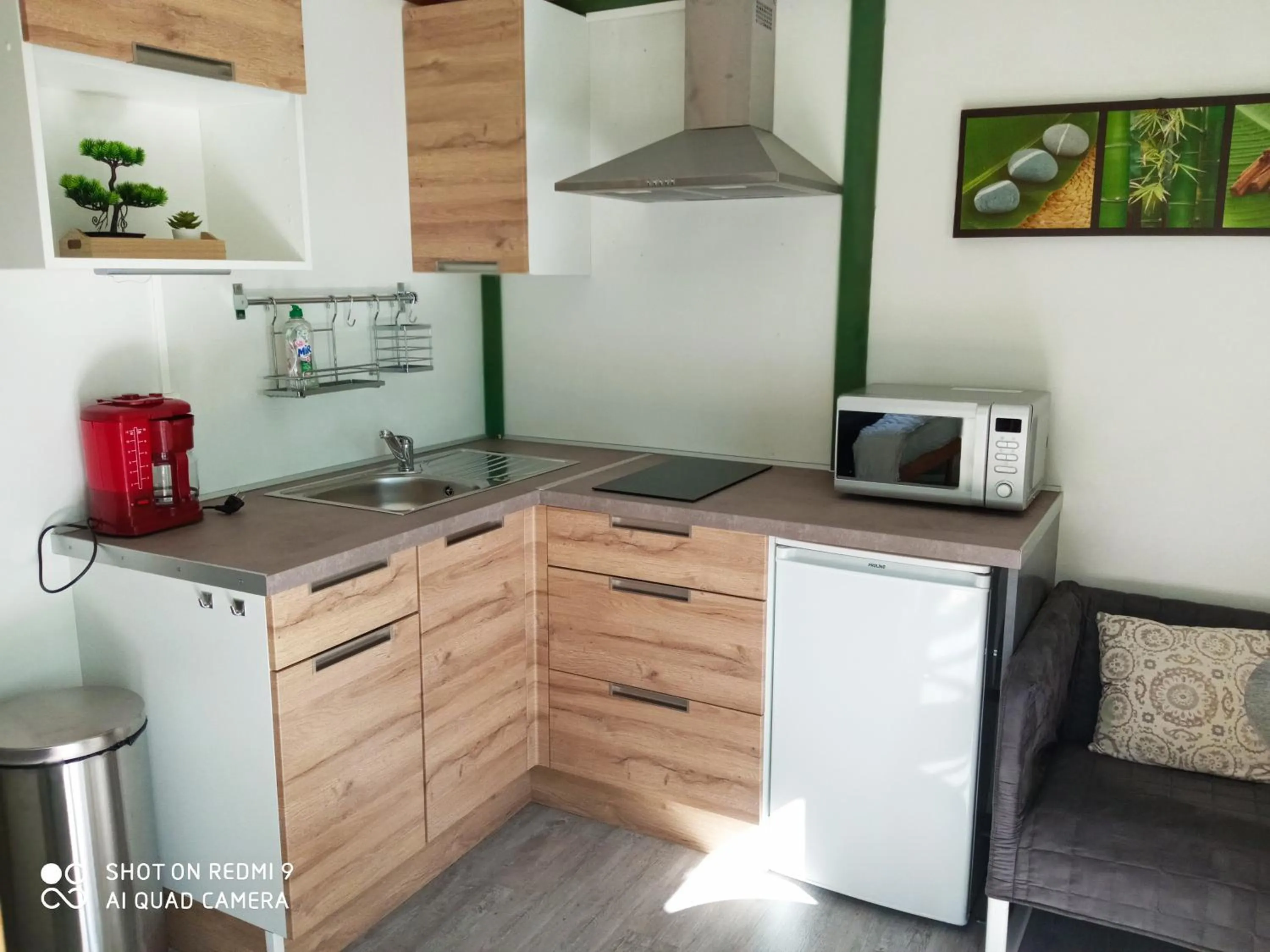 Kitchen or kitchenette in Les Chalets d'Argentouleau