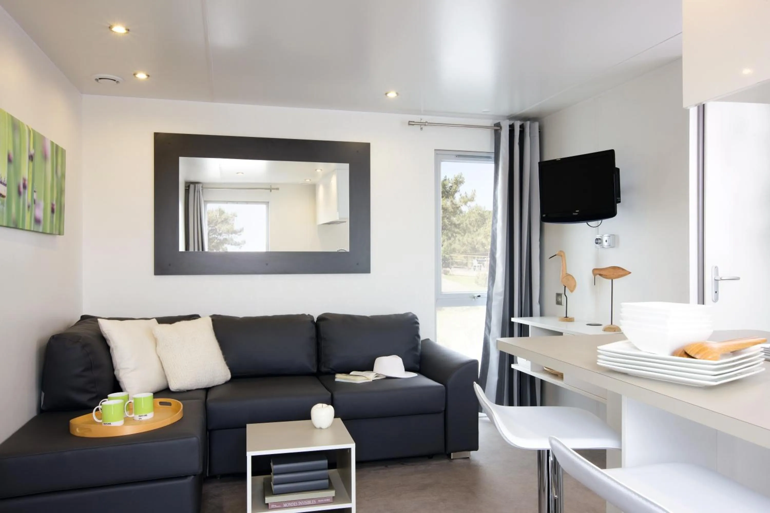 Living room in Les Chalets d'Argentouleau