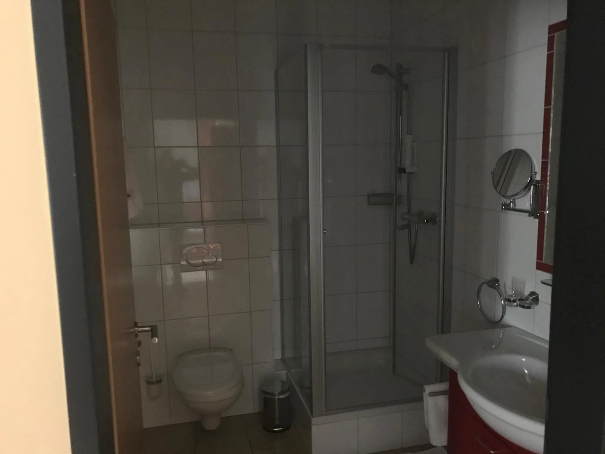 Shower in Hotel Cafe Lorenz