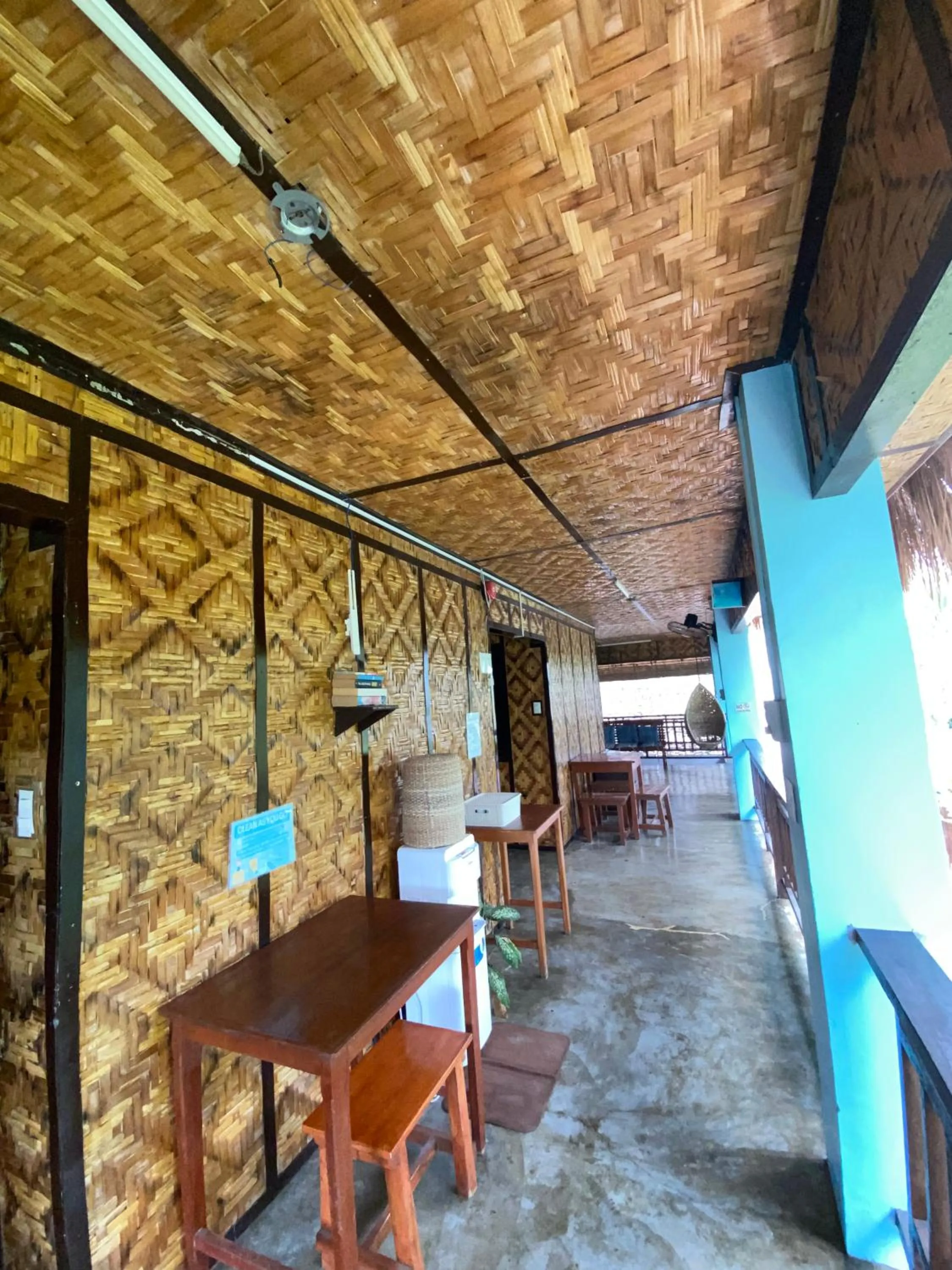 Balcony/Terrace in Tres Islas Hostel